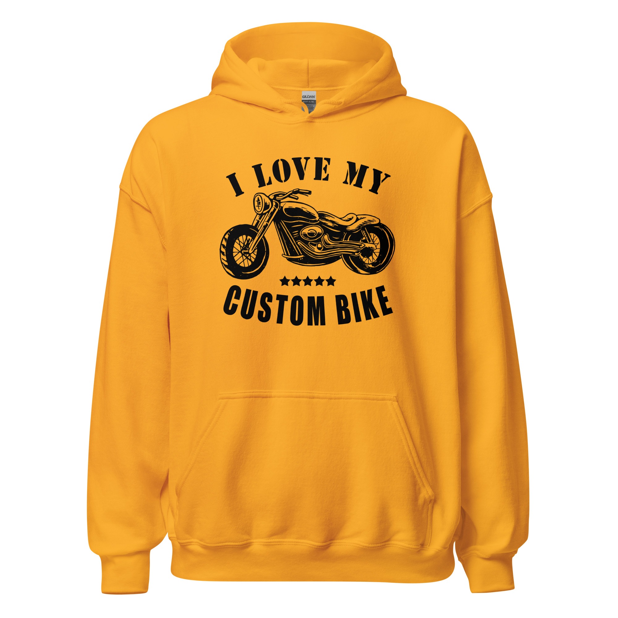 I Love my custom bike - Unisex-Kapuzenpullover