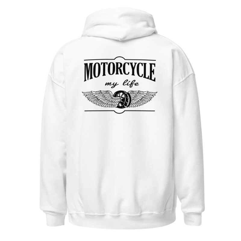 Motorcycle my life - Motorradfahren ist mein Leben -  Unisex-Kapuzenpullover