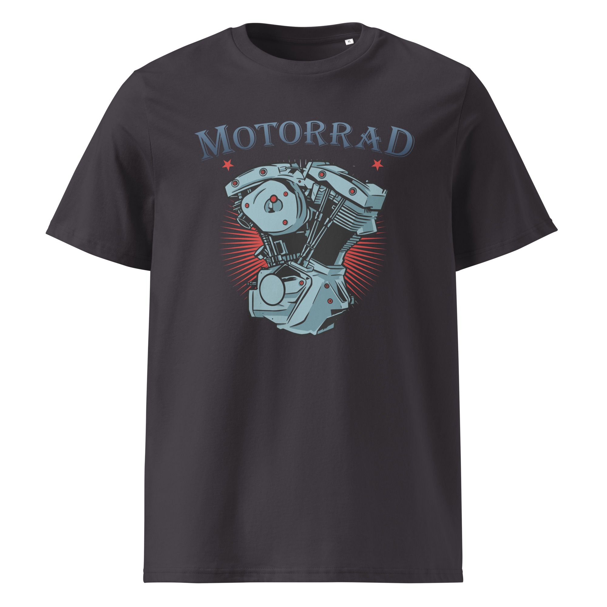 Motorrad - Biker - Unisex-Bio-Baumwoll-T-Shirt – Bild 4