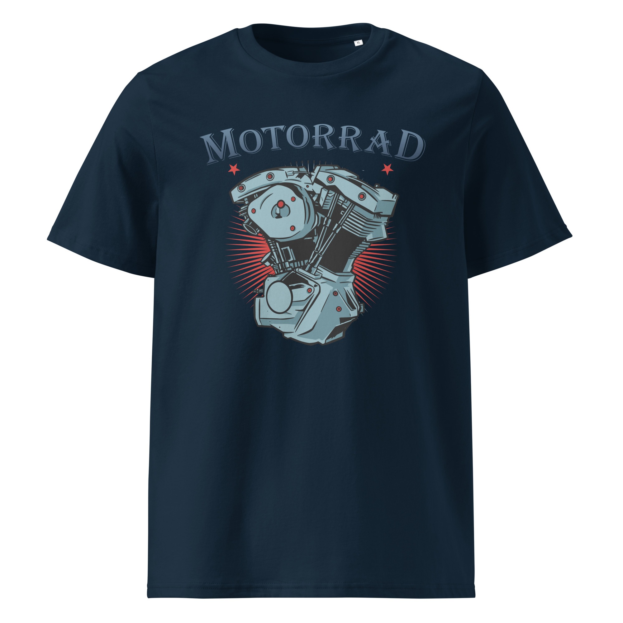 Motorrad - Biker - Unisex-Bio-Baumwoll-T-Shirt – Bild 3