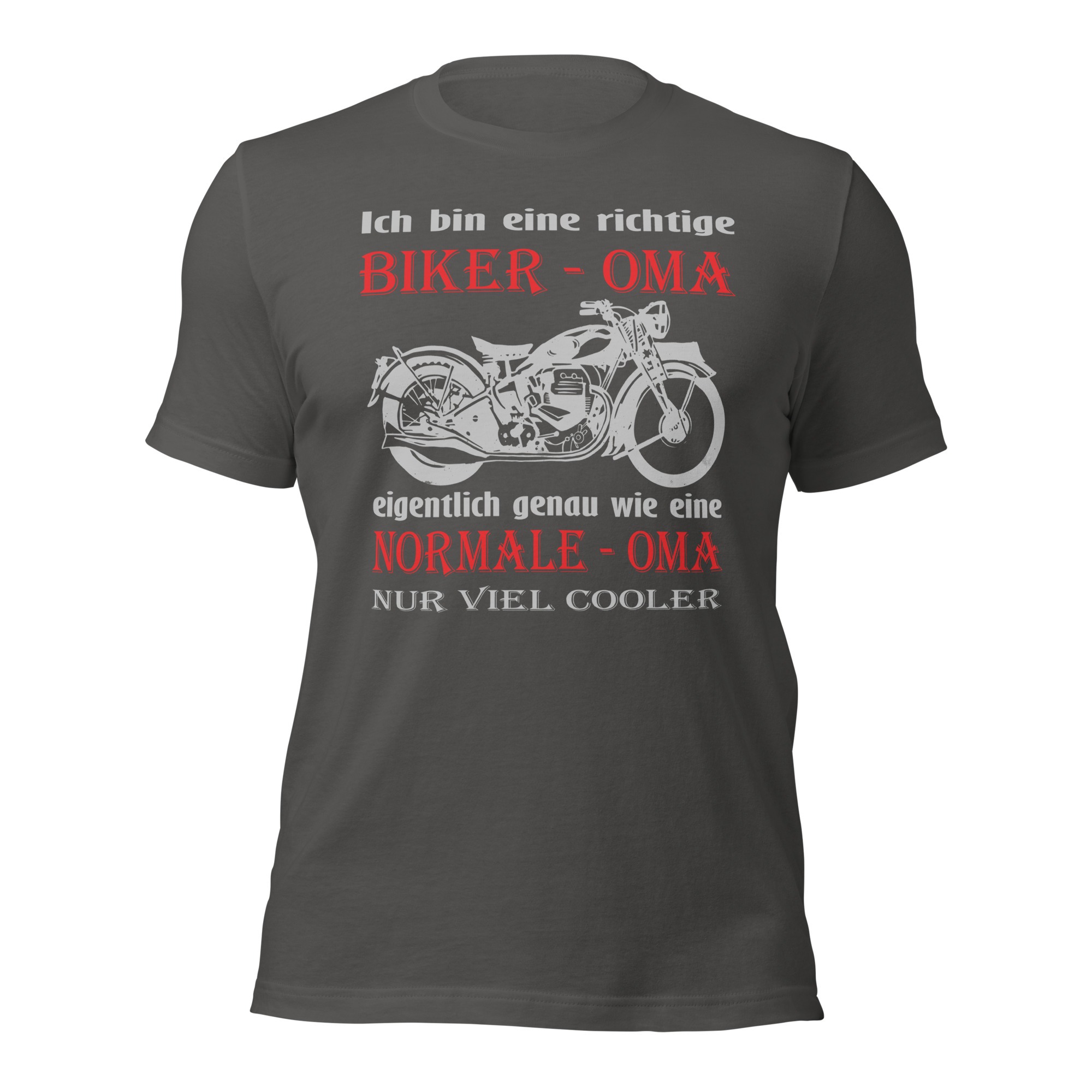 Ich bin eine richtige Biker – Oma, eigentlich genau wie eine Normale – Oma, nur viel cooler – Damen-T-Shirt – Bild 5