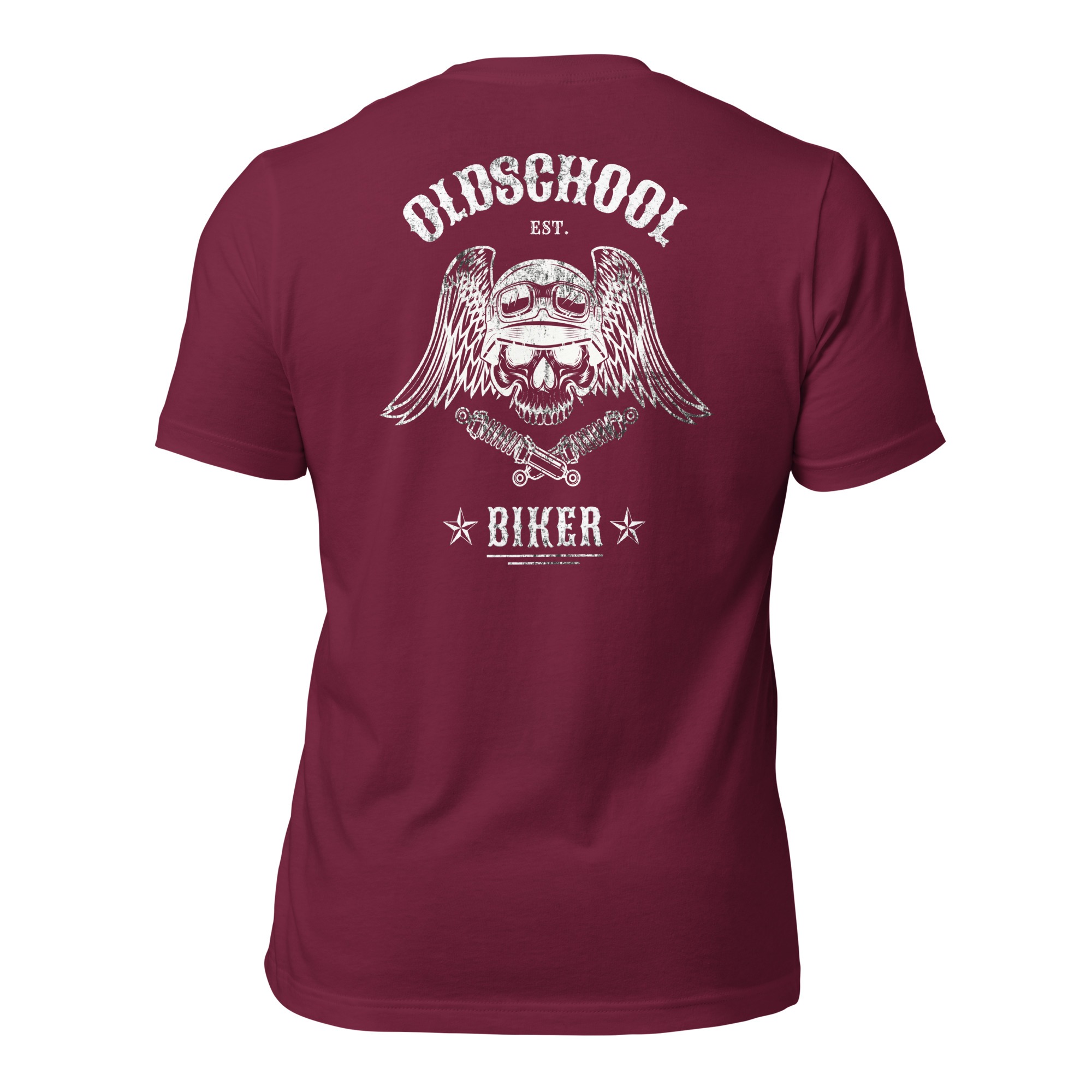Oldschool Biker – Motorradfahrer der Alten Schule – Damen-T-Shirt – Bild 4