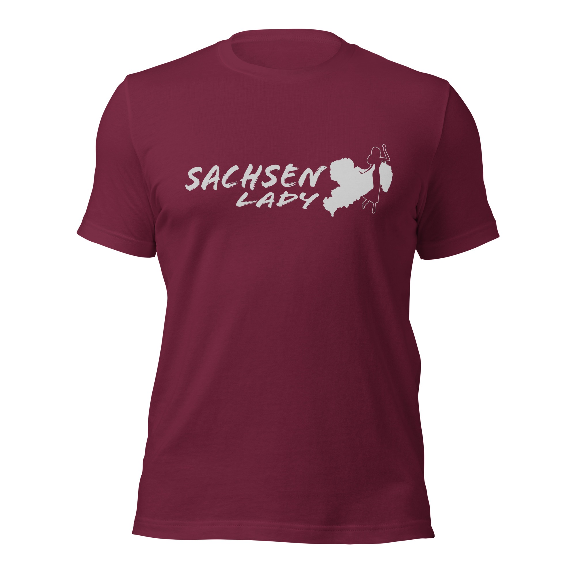Sachsen Lady - Damen-Unisex-T-Shirt – Bild 4