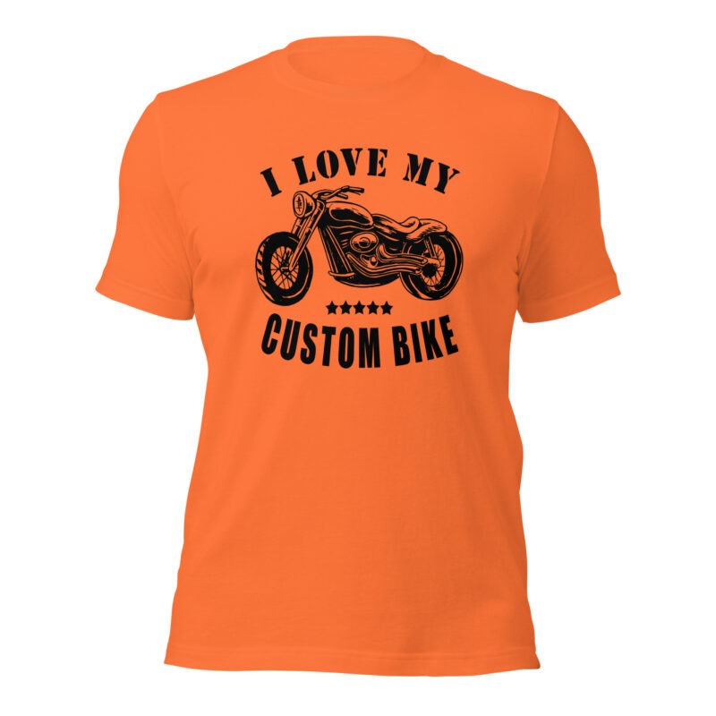 I Love my custom bike - Damen-T-Shirt
