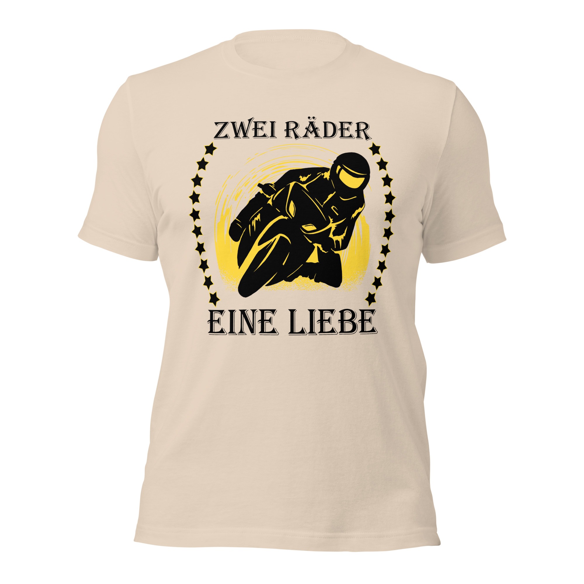 Zwei Räder eine Liebe - Motorrad - Damen-Unisex-T-Shirt