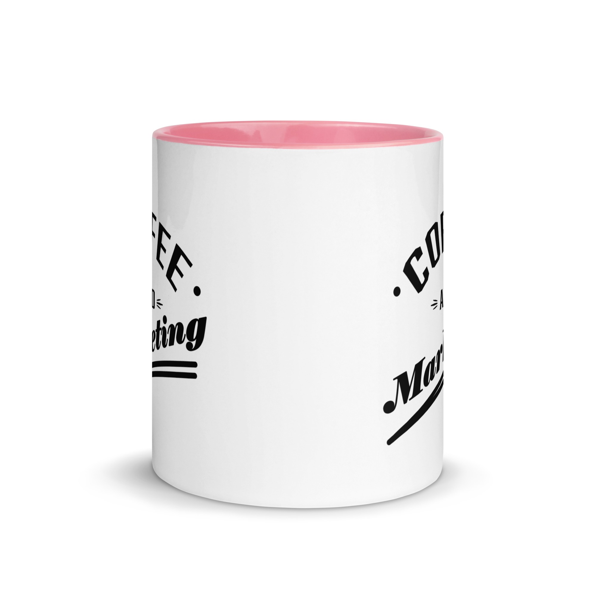 Coffe & Marketing - Kaffee - Tasse mit farbiger Innenseite – Bild 14