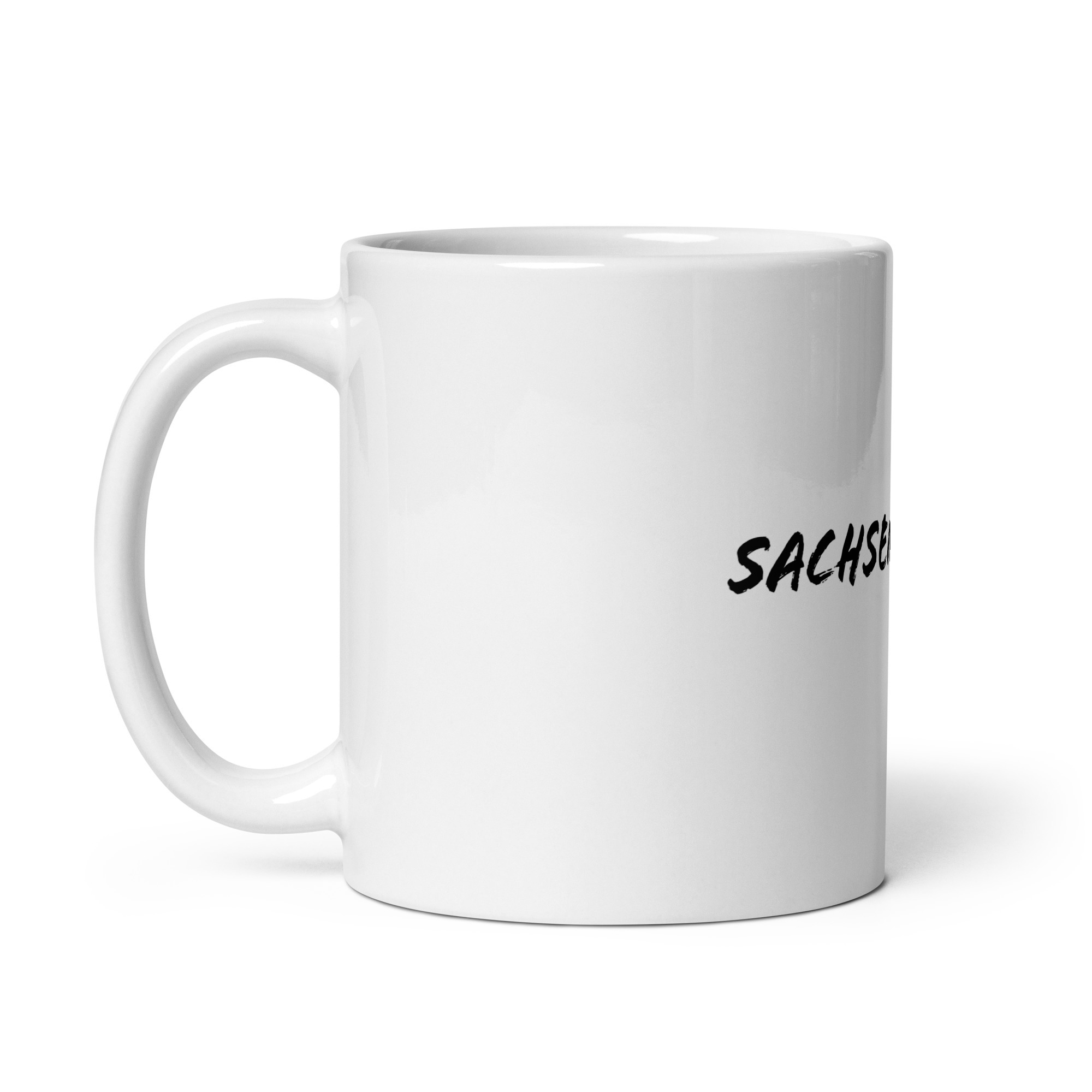 Sachsen Lady - Weiße, glänzende Tasse – Bild 3