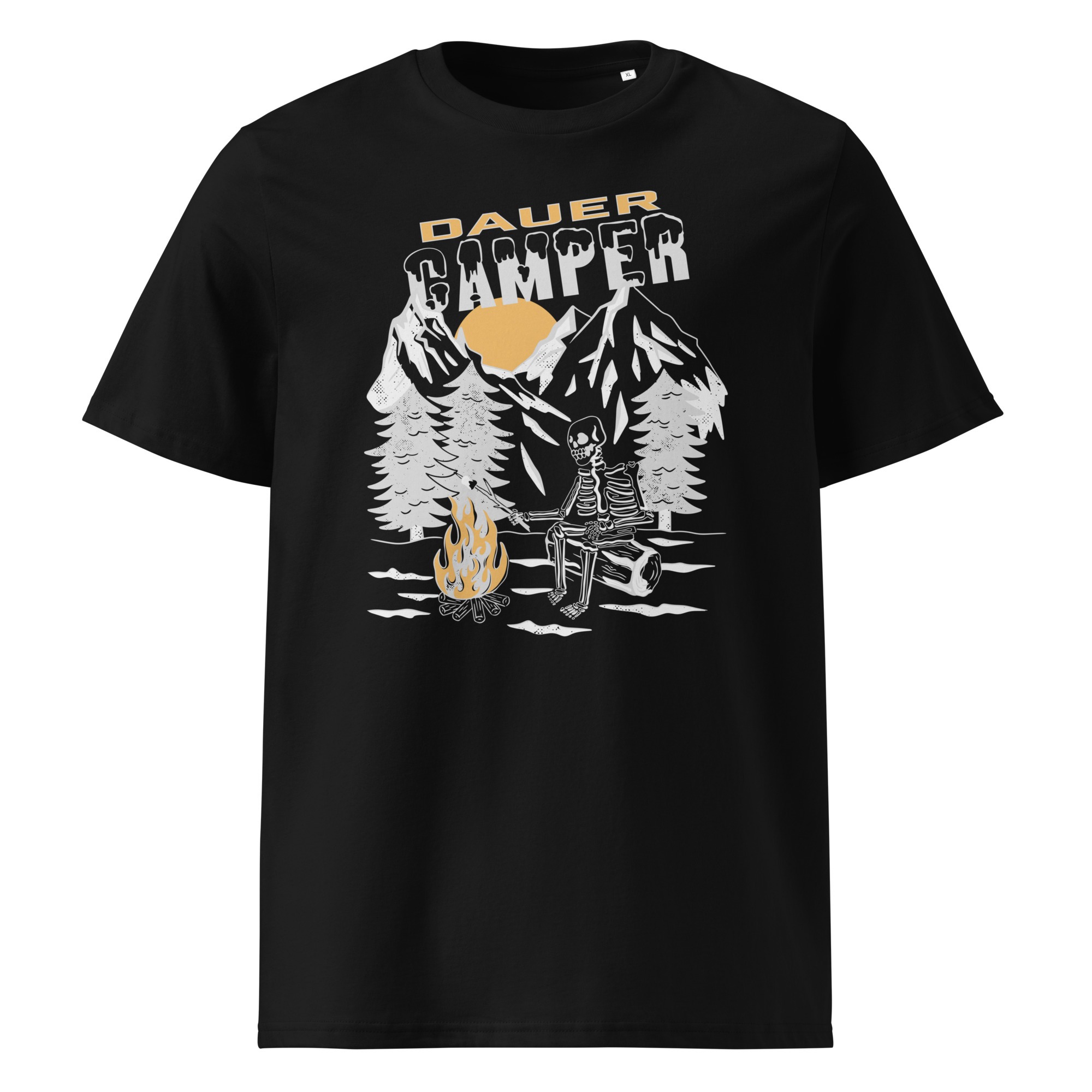 Dauercamper - Camping - Unisex-Bio-Baumwoll-T-Shirt