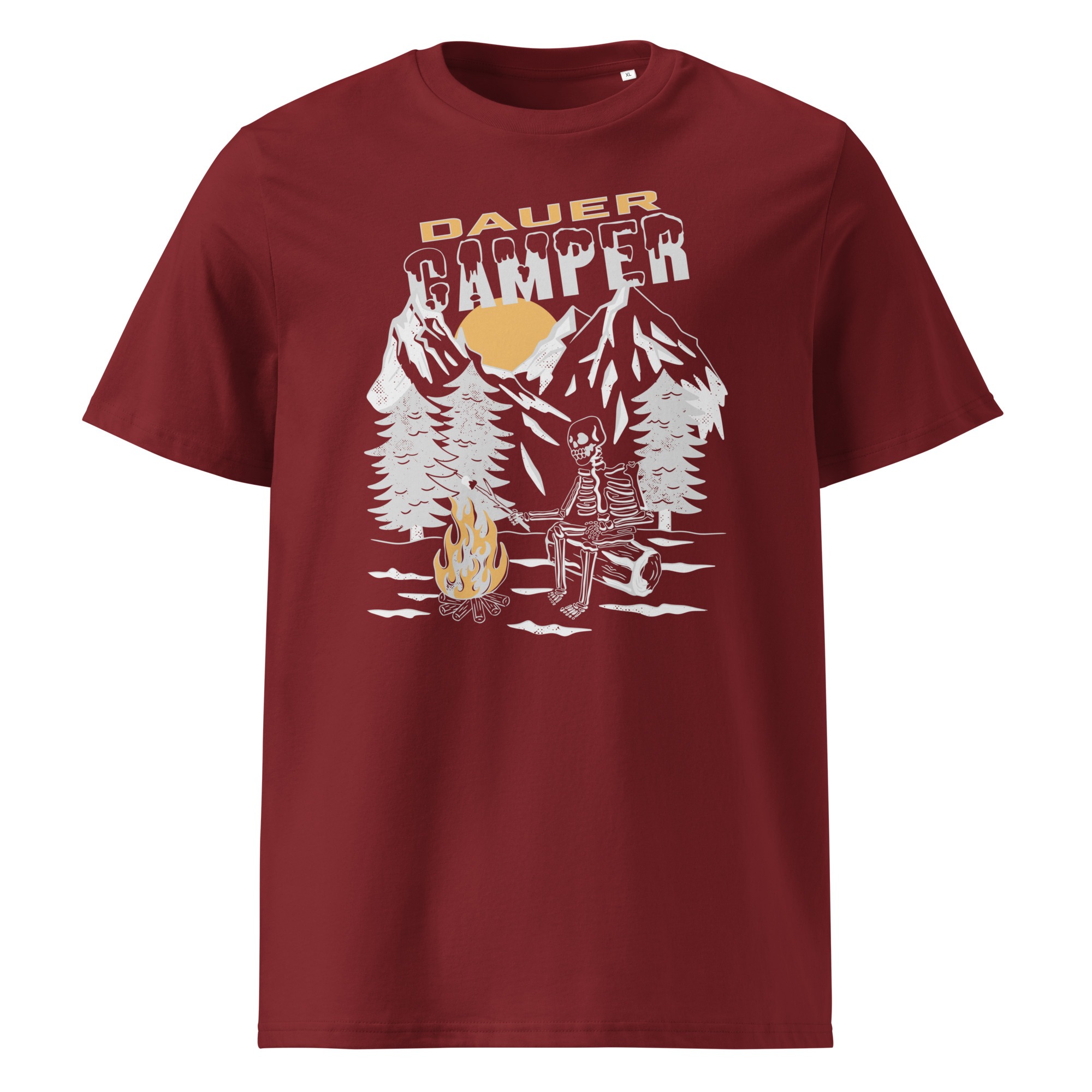 Dauercamper - Camping - Unisex-Bio-Baumwoll-T-Shirt – Bild 3