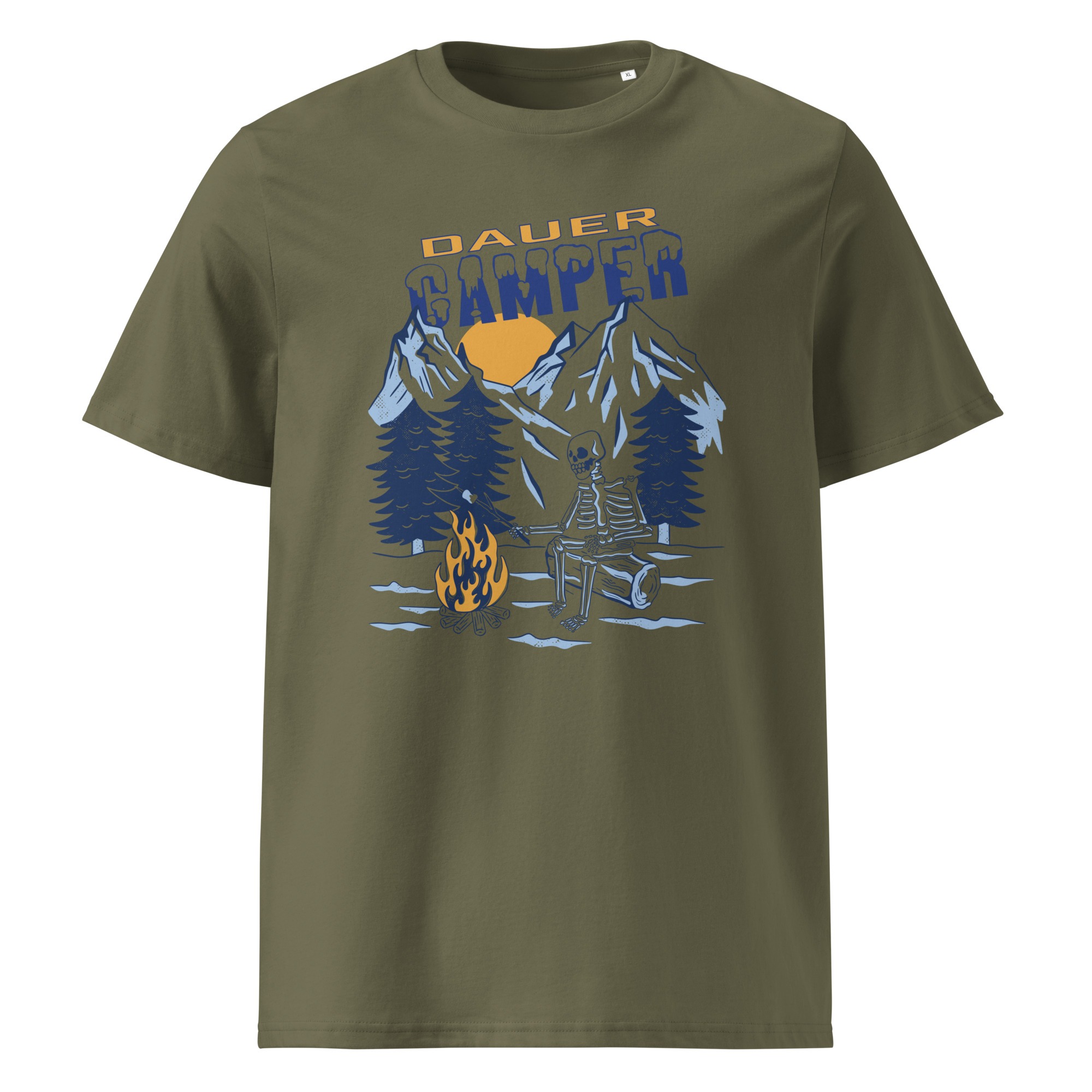 Dauercamper - Camping - Unisex-Bio-Baumwoll-T-Shirt – Bild 3