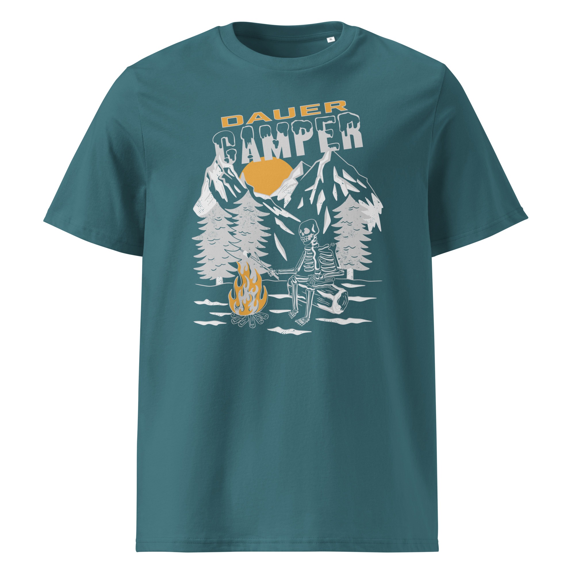 Dauercamper - Camping - Unisex-Bio-Baumwoll-T-Shirt – Bild 5