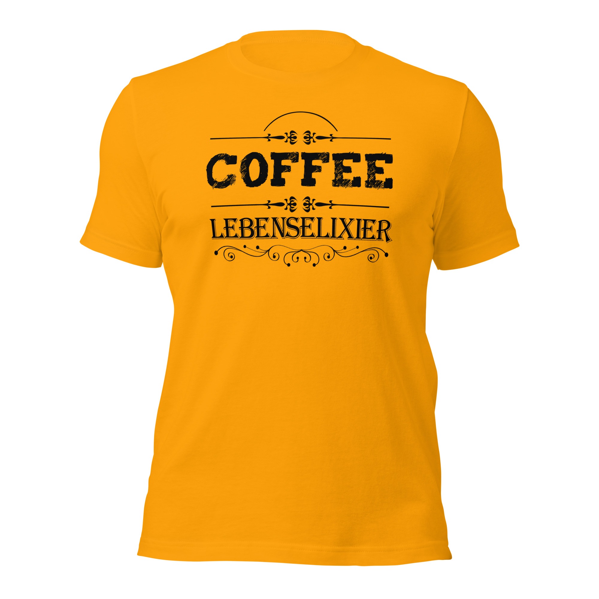 Kaffee Lebenselixier coffee - Damen-Unisex-T-Shirt – Bild 4
