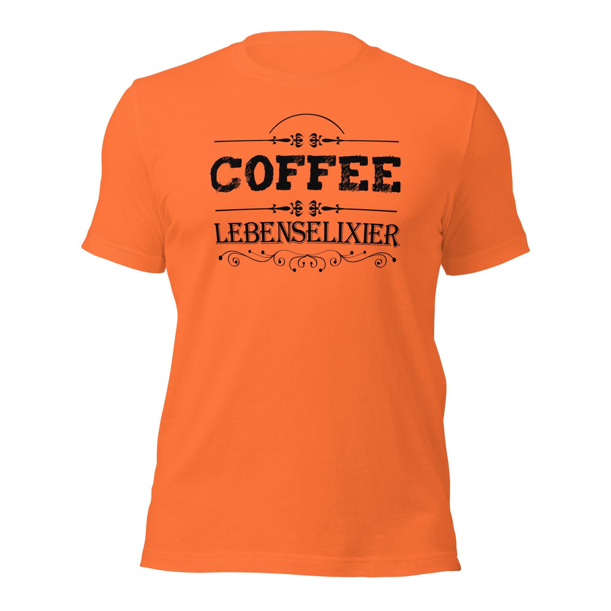Kaffee Lebenselixier coffee - Damen-Unisex-T-Shirt – Bild 3