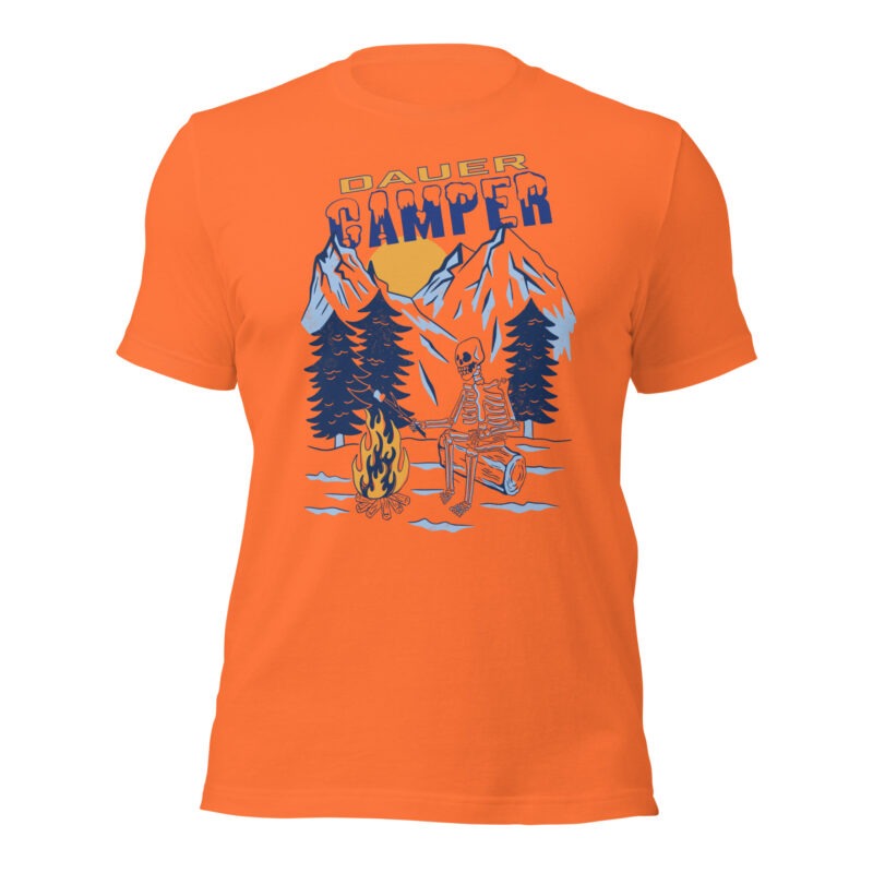 Dauercamper - Camping - Damen-Unisex-T-Shirt