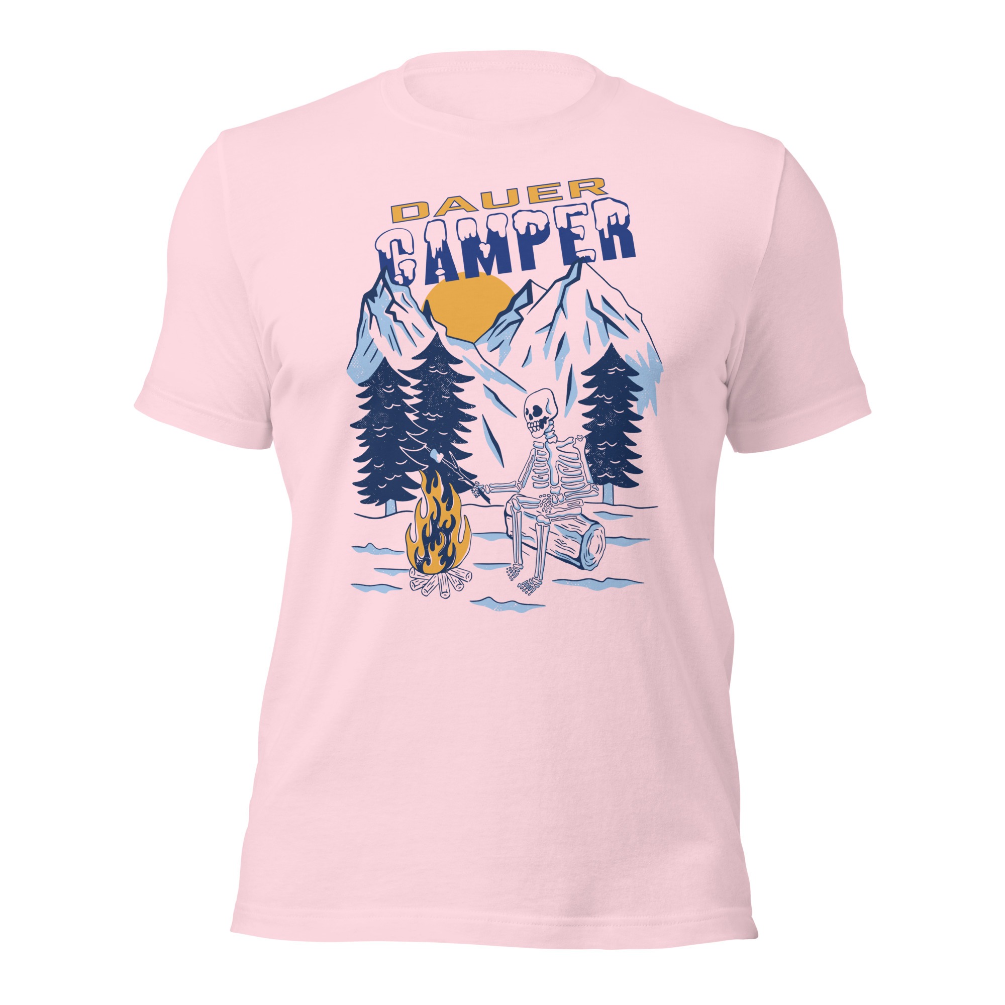 Dauercamper - Camping - Damen-Unisex-T-Shirt – Bild 4