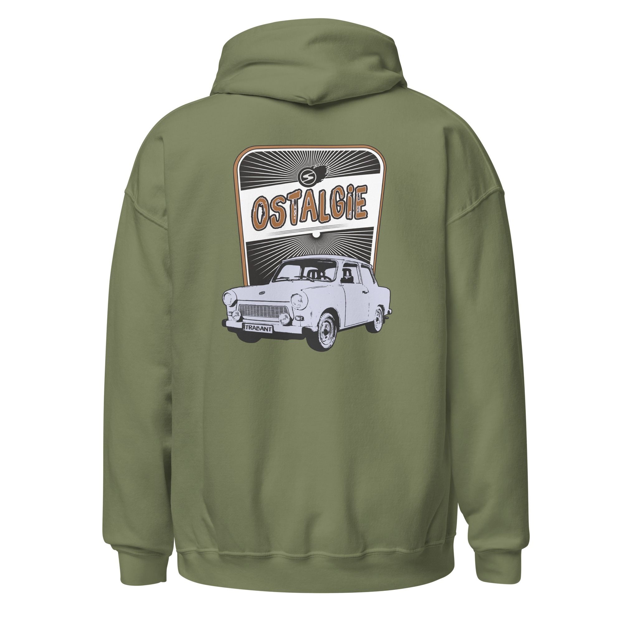 OSTALGIE - Trabant - 601 - DDR - Unisex-Kapuzenpullover – Bild 8
