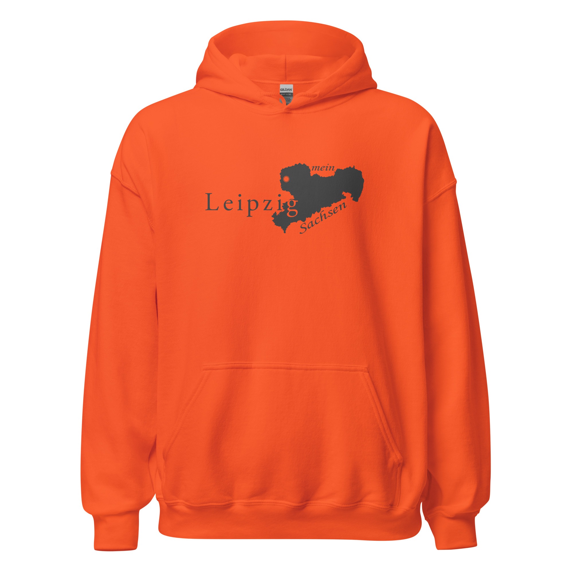 Leipzig - mein Sachsen - Unisex-Kapuzenpullover – Bild 4