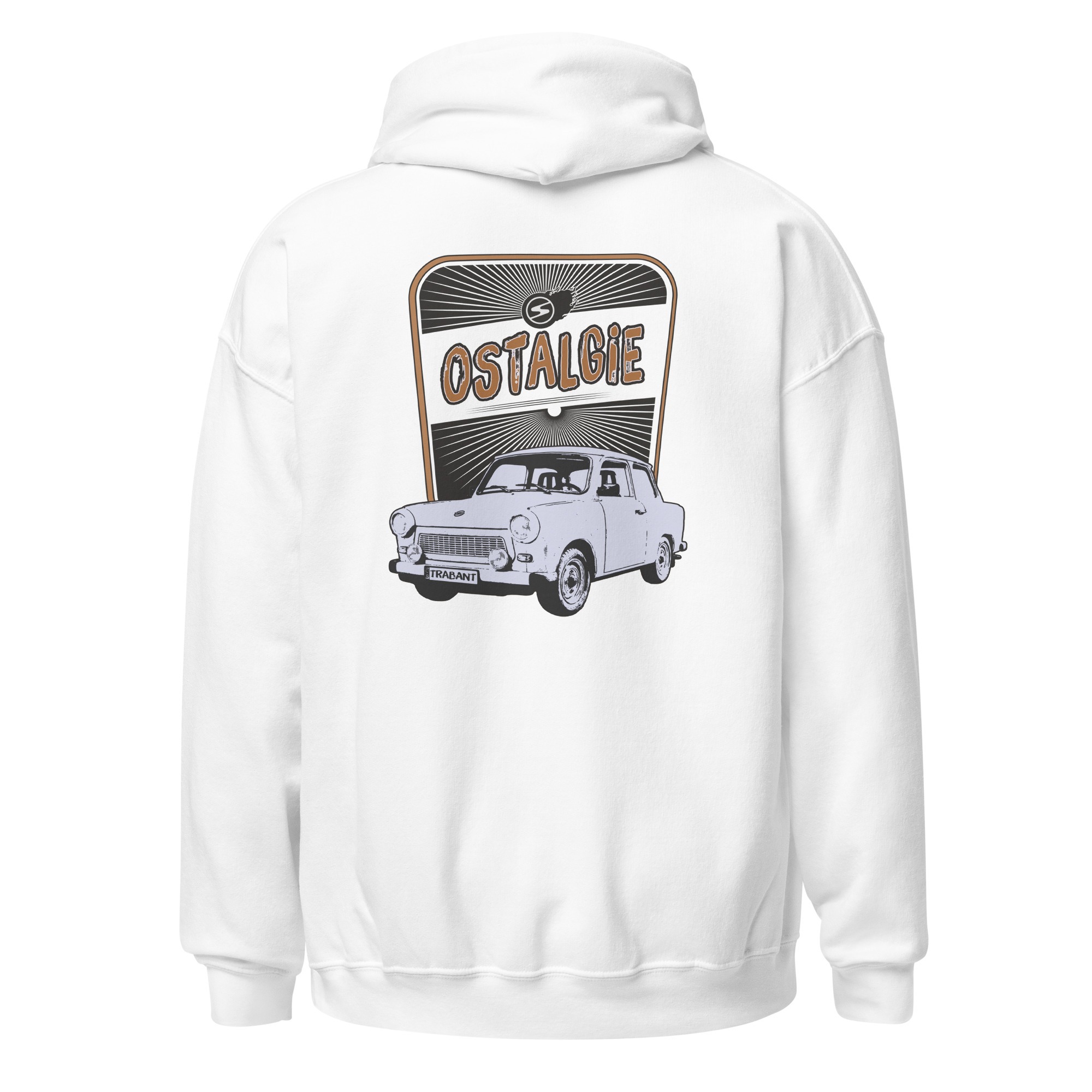 OSTALGIE - Trabant - 601 - DDR - Unisex-Kapuzenpullover – Bild 10