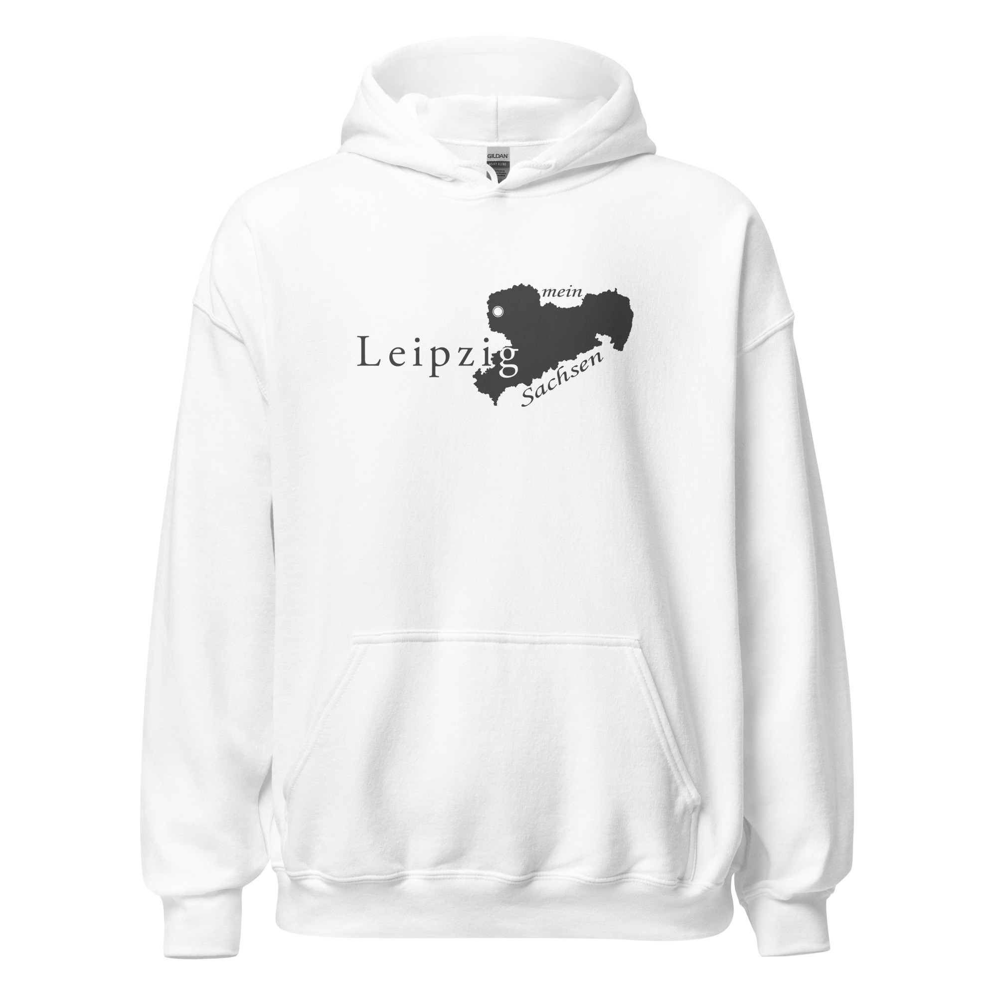 Leipzig - mein Sachsen - Unisex-Kapuzenpullover