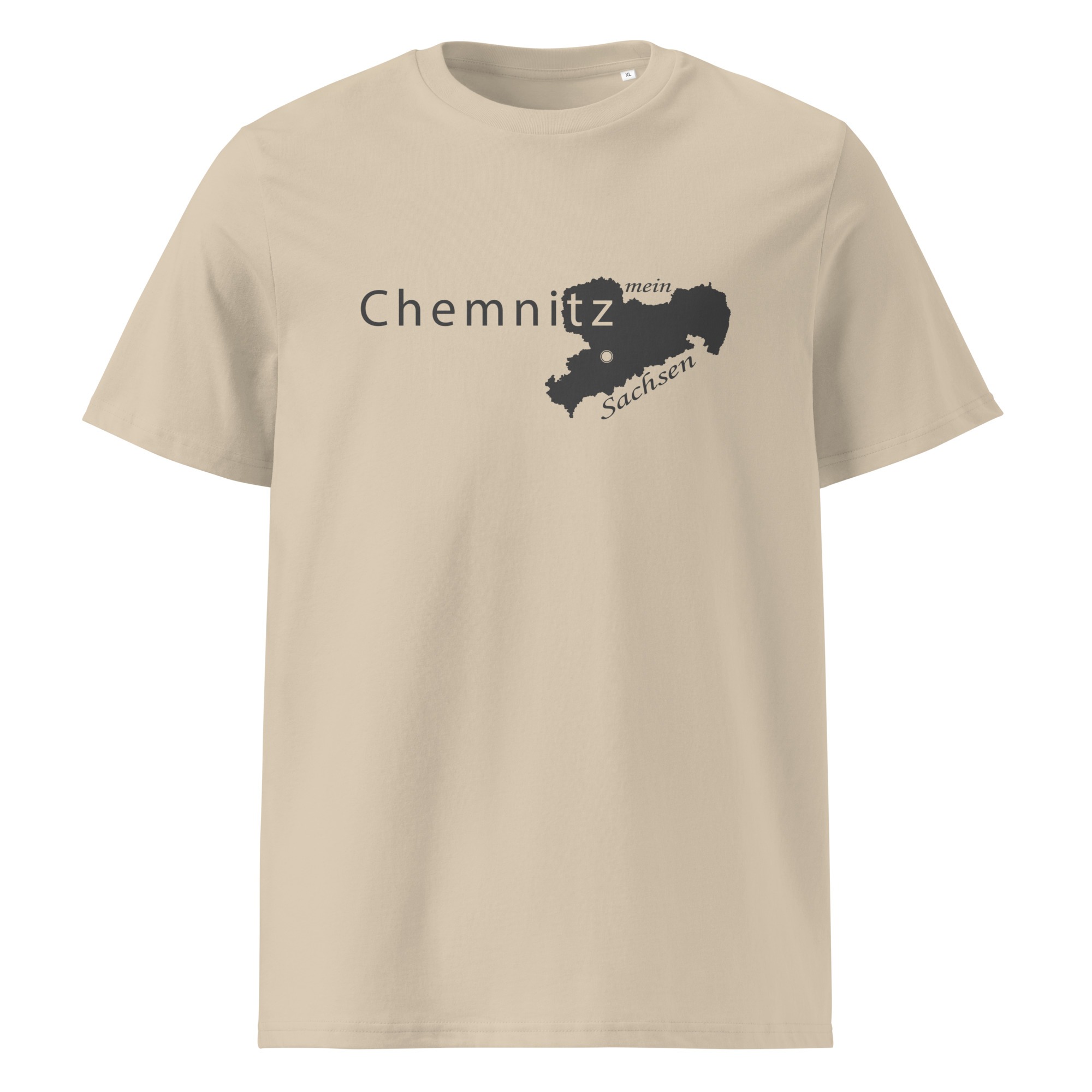 Chemnitz - mein Sachsen - Unisex-Bio-Baumwoll-T-Shirt – Bild 4