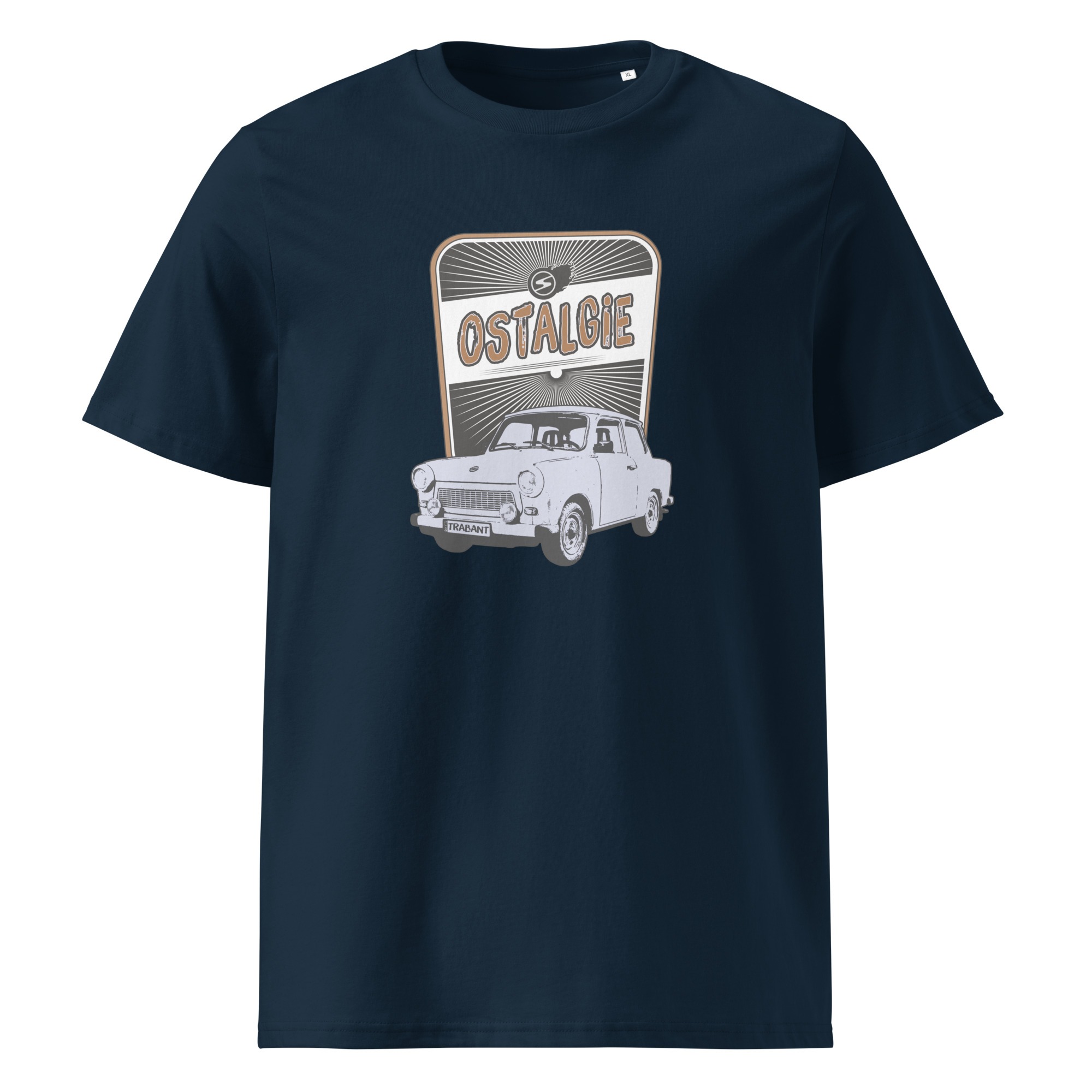 OSTALGIE - Trabant - 601 - DDR - Unisex-Bio-Baumwoll-T-Shirt – Bild 3