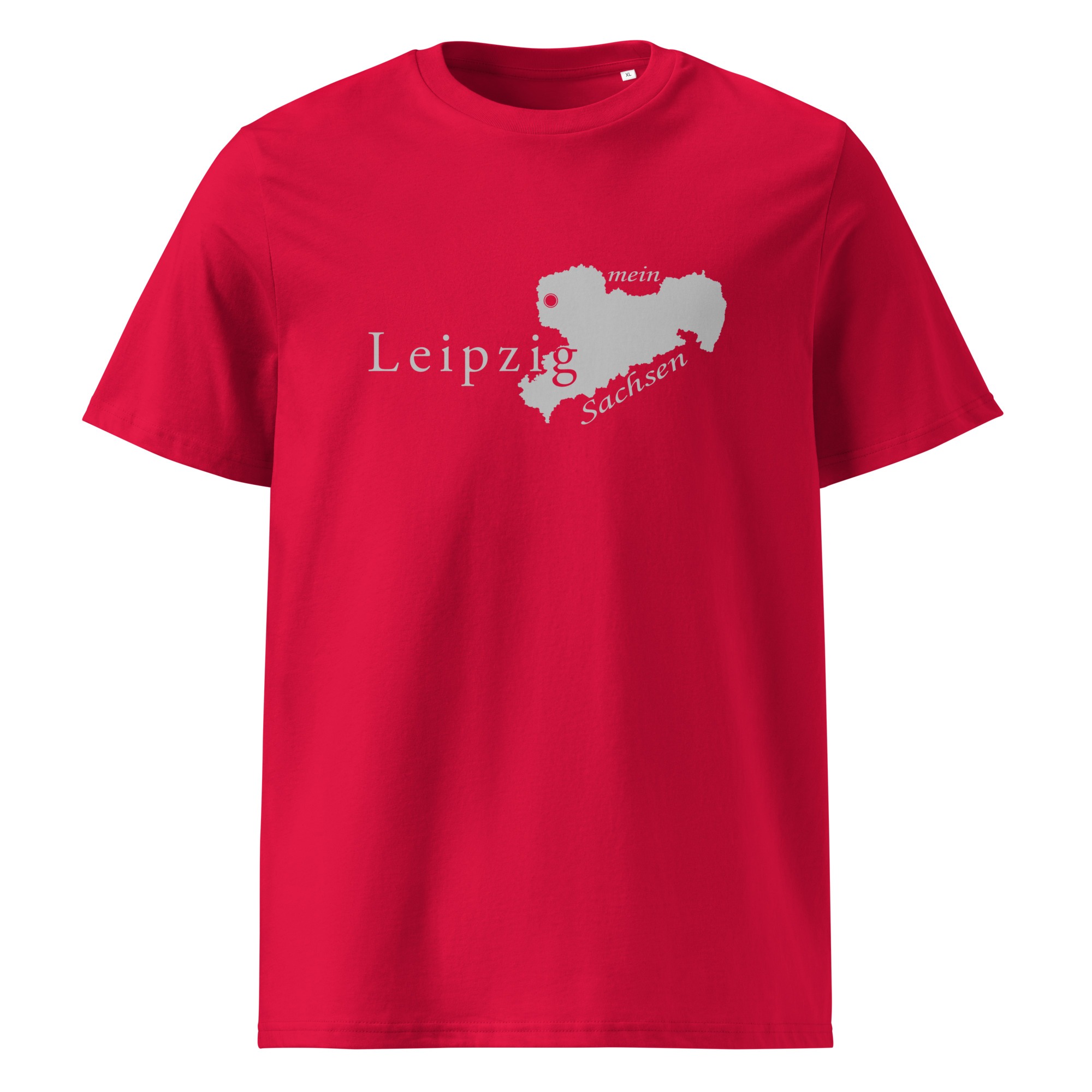 Leipzig – mein Sachsen – Unisex-Bio-Baumwoll-T-Shirt – Bild 5