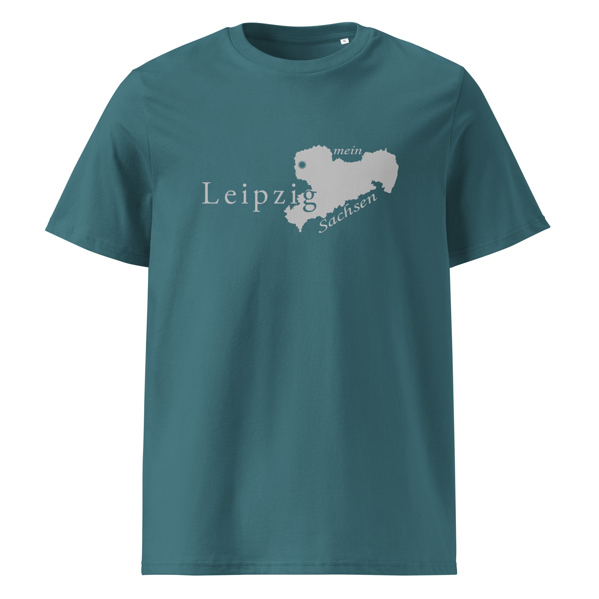 Leipzig – mein Sachsen – Unisex-Bio-Baumwoll-T-Shirt – Bild 6
