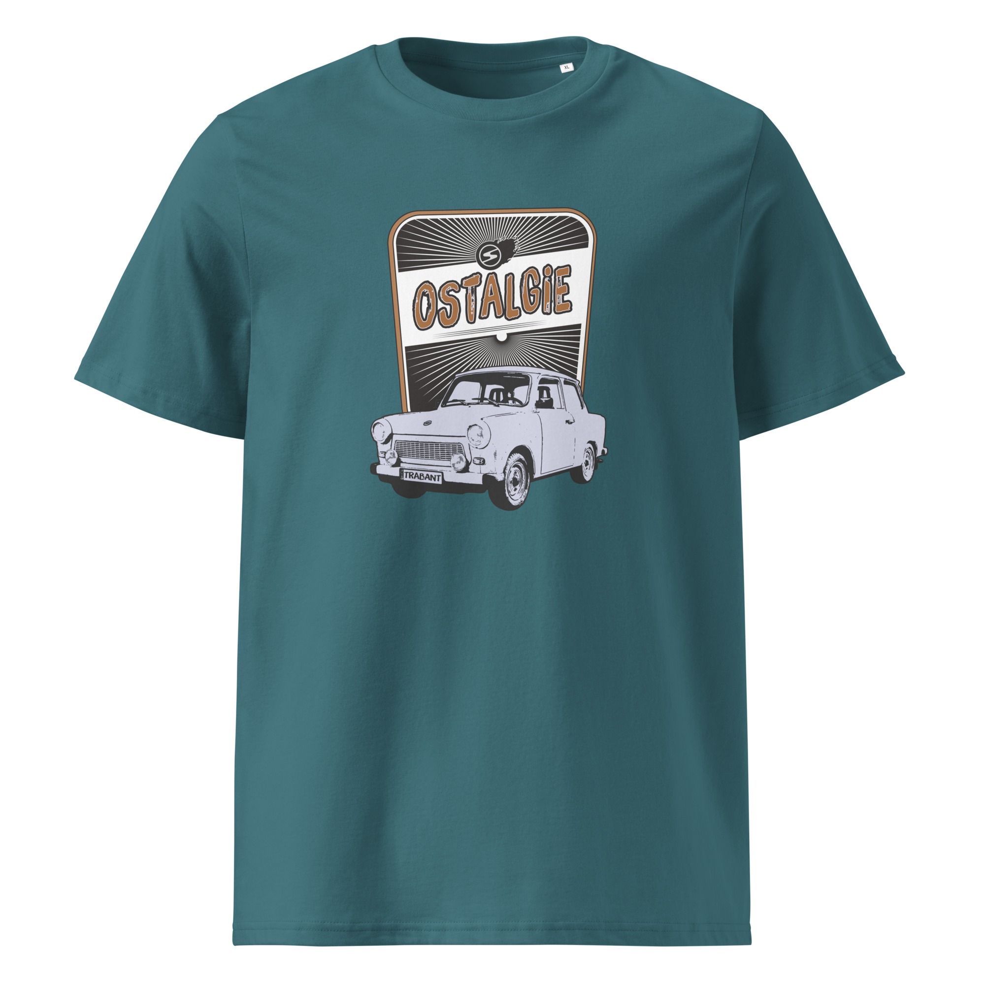OSTALGIE - Trabant - 601 - DDR - Unisex-Bio-Baumwoll-T-Shirt – Bild 5