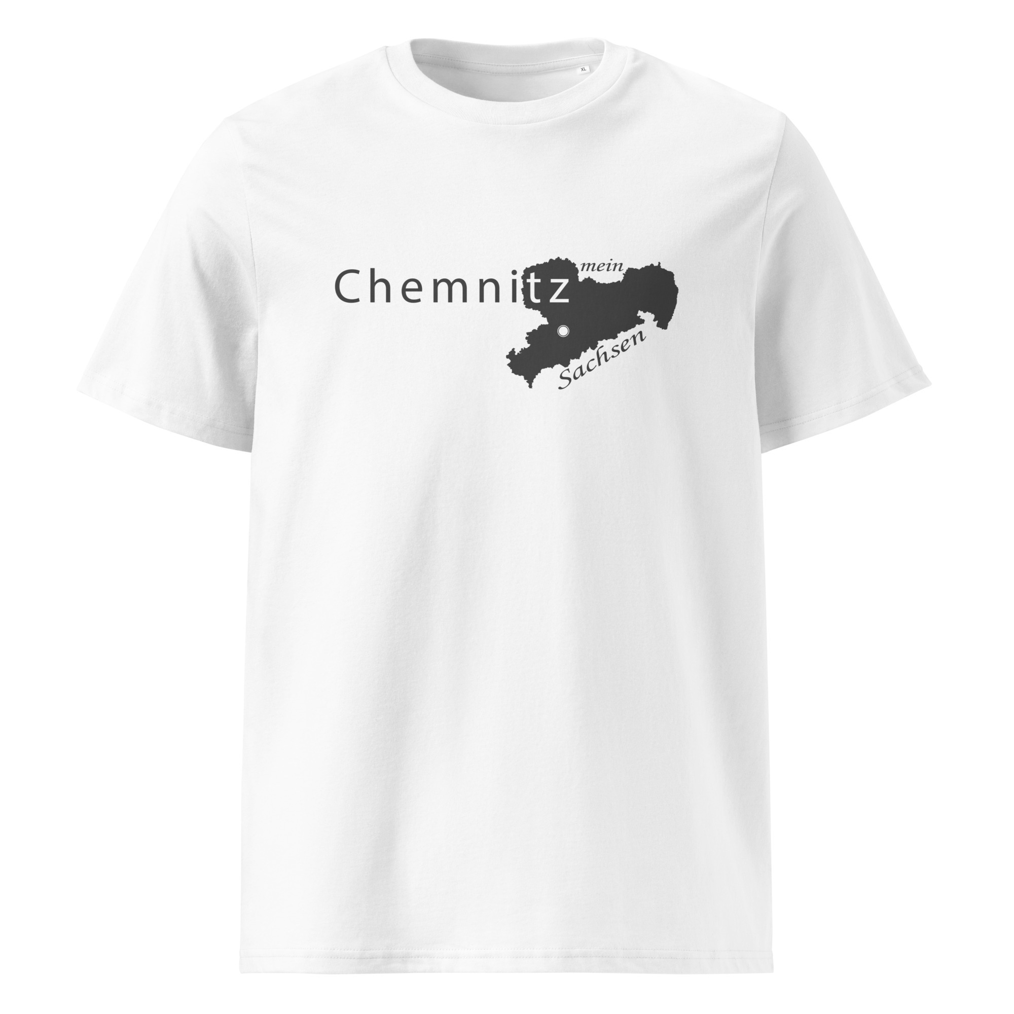 Chemnitz - mein Sachsen - Unisex-Bio-Baumwoll-T-Shirt – Bild 5