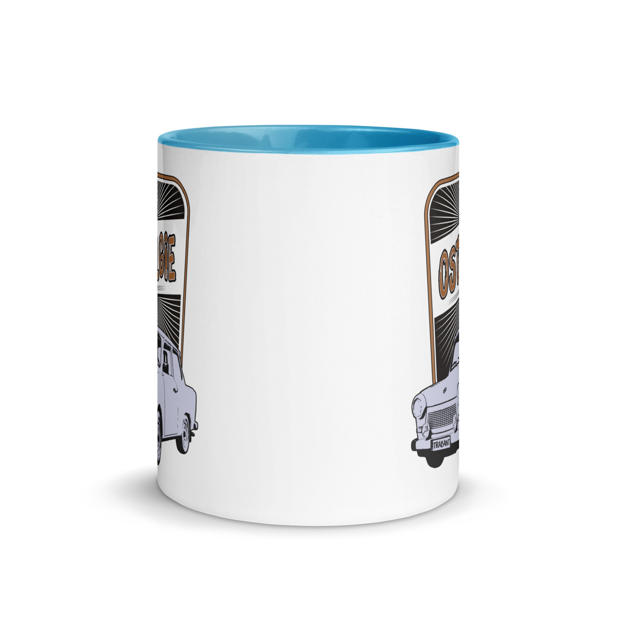 OSTALGIE - Trabant - 601 - DDR - Tasse mit farbiger Innenseite – Bild 11