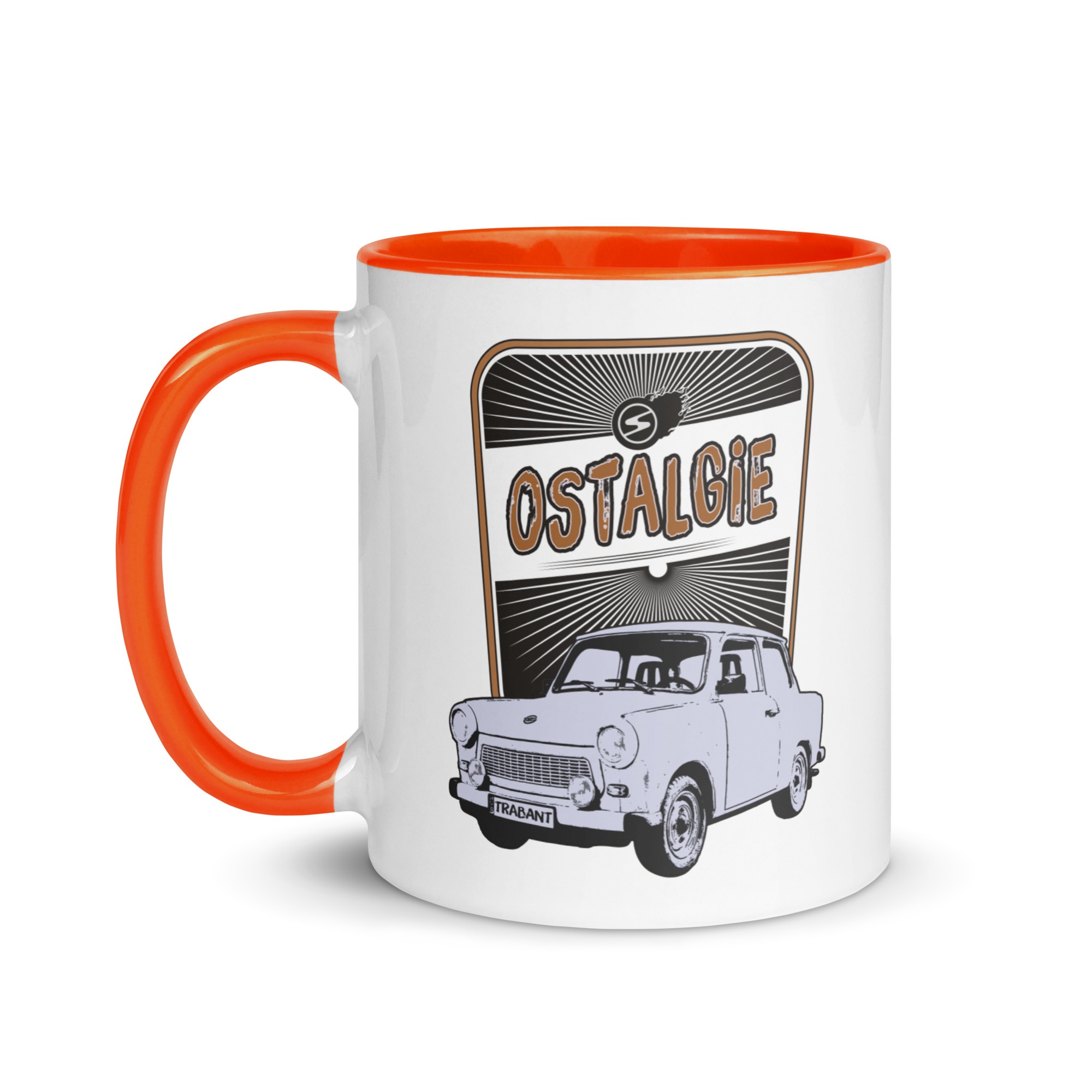 OSTALGIE - Trabant - 601 - DDR - Tasse mit farbiger Innenseite – Bild 9