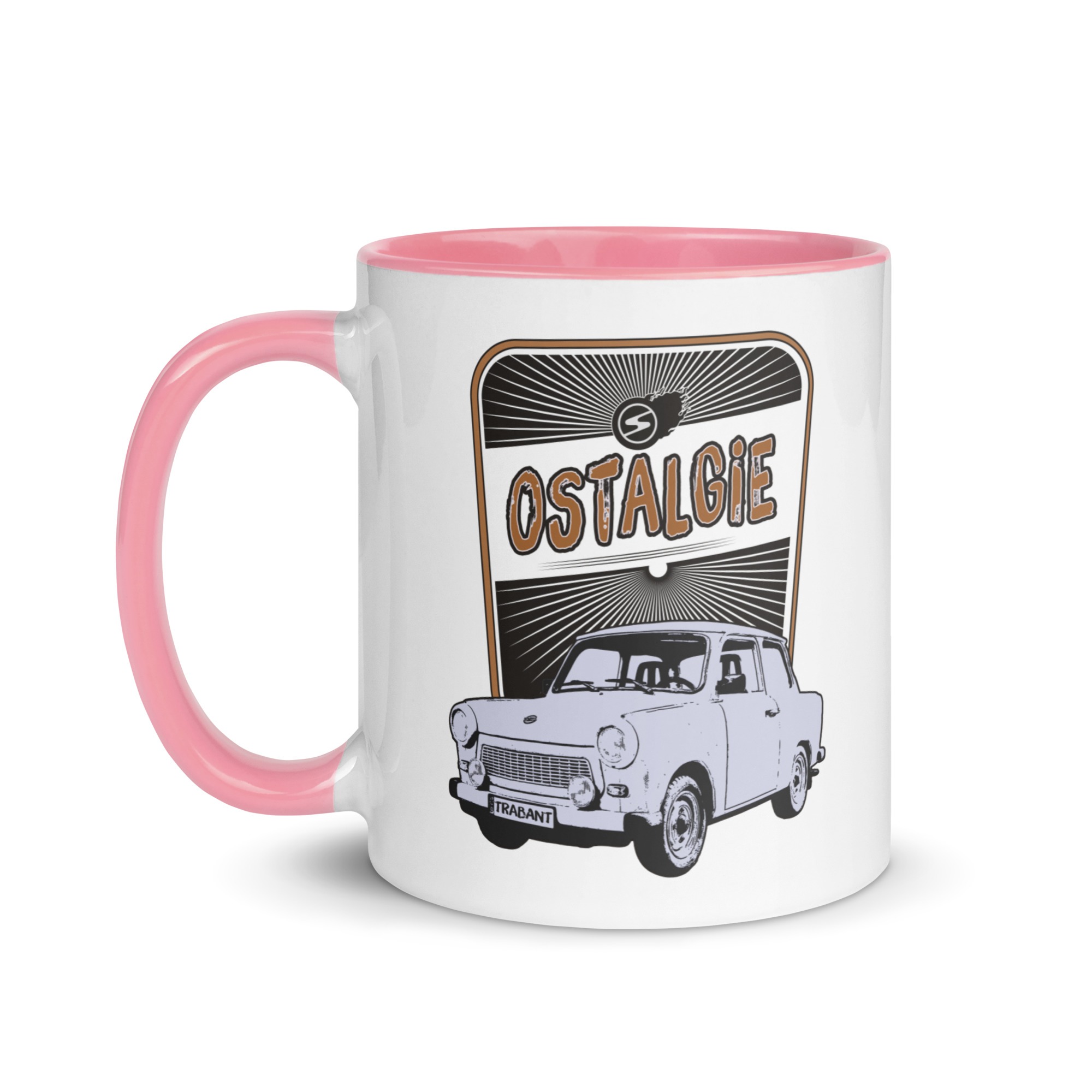 OSTALGIE - Trabant - 601 - DDR - Tasse mit farbiger Innenseite – Bild 15