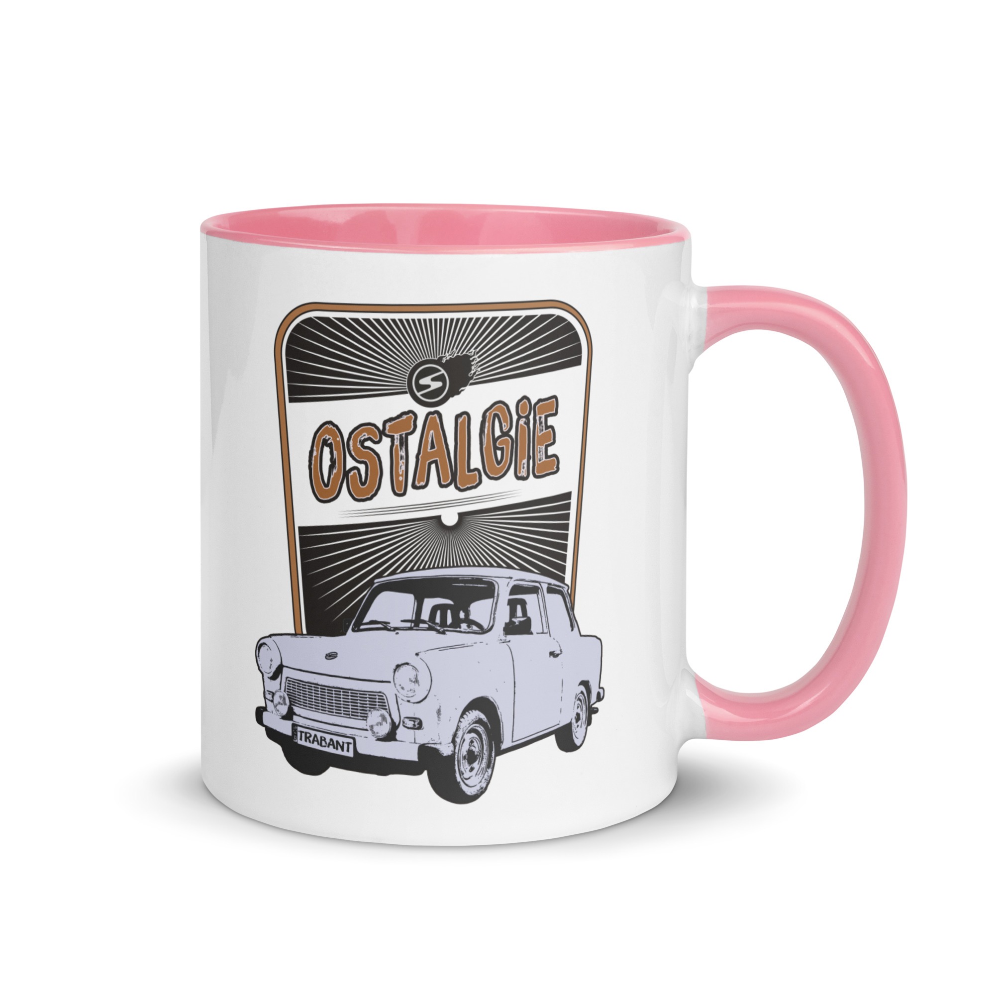 OSTALGIE - Trabant - 601 - DDR - Tasse mit farbiger Innenseite – Bild 13