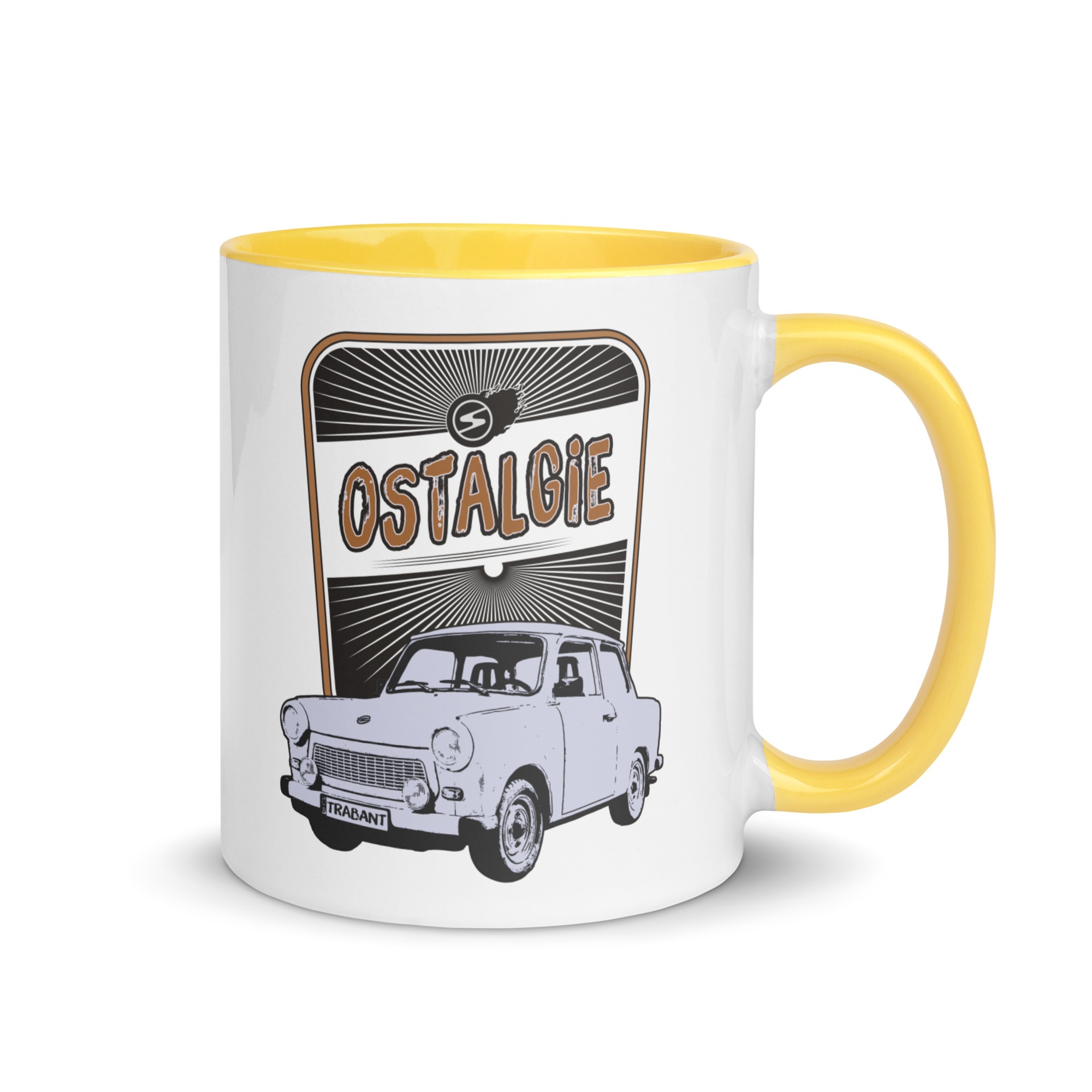 OSTALGIE - Trabant - 601 - DDR - Tasse mit farbiger Innenseite – Bild 16