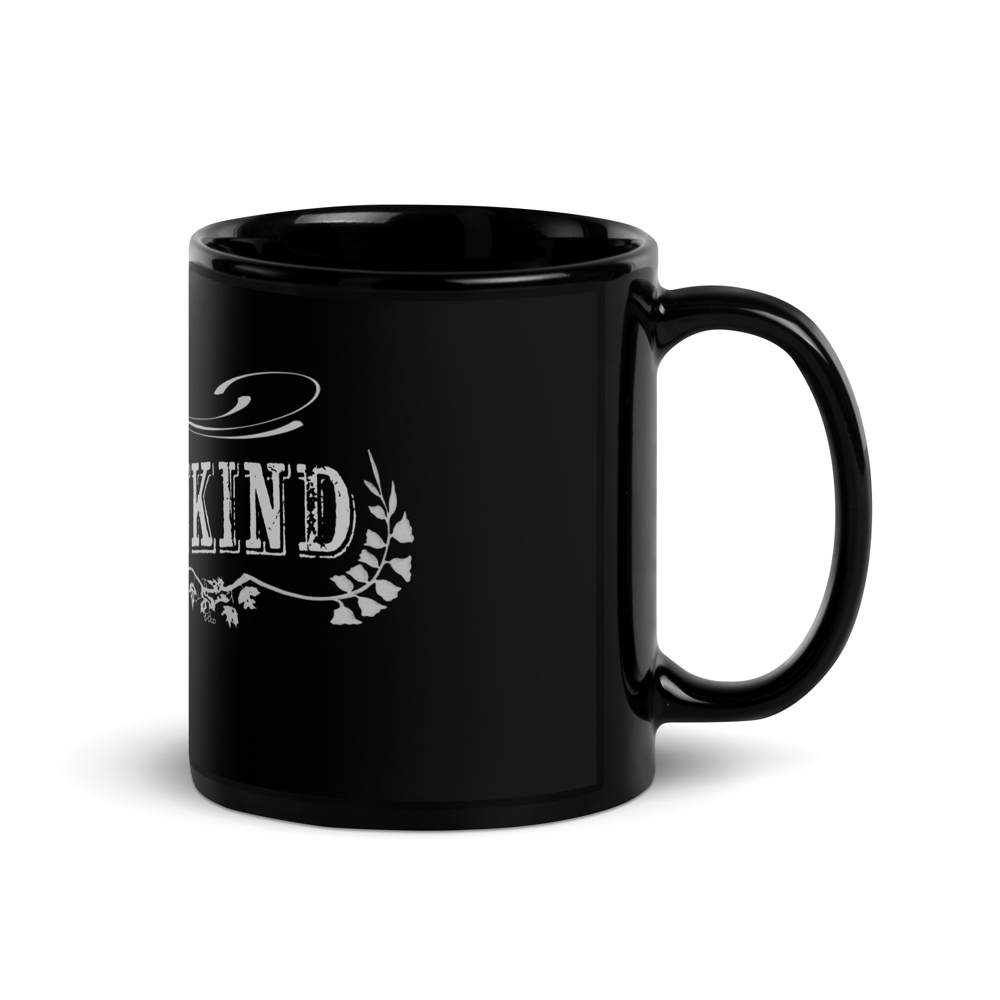 SACHSENKIND - Schwarze glänzende Tasse – Bild 3