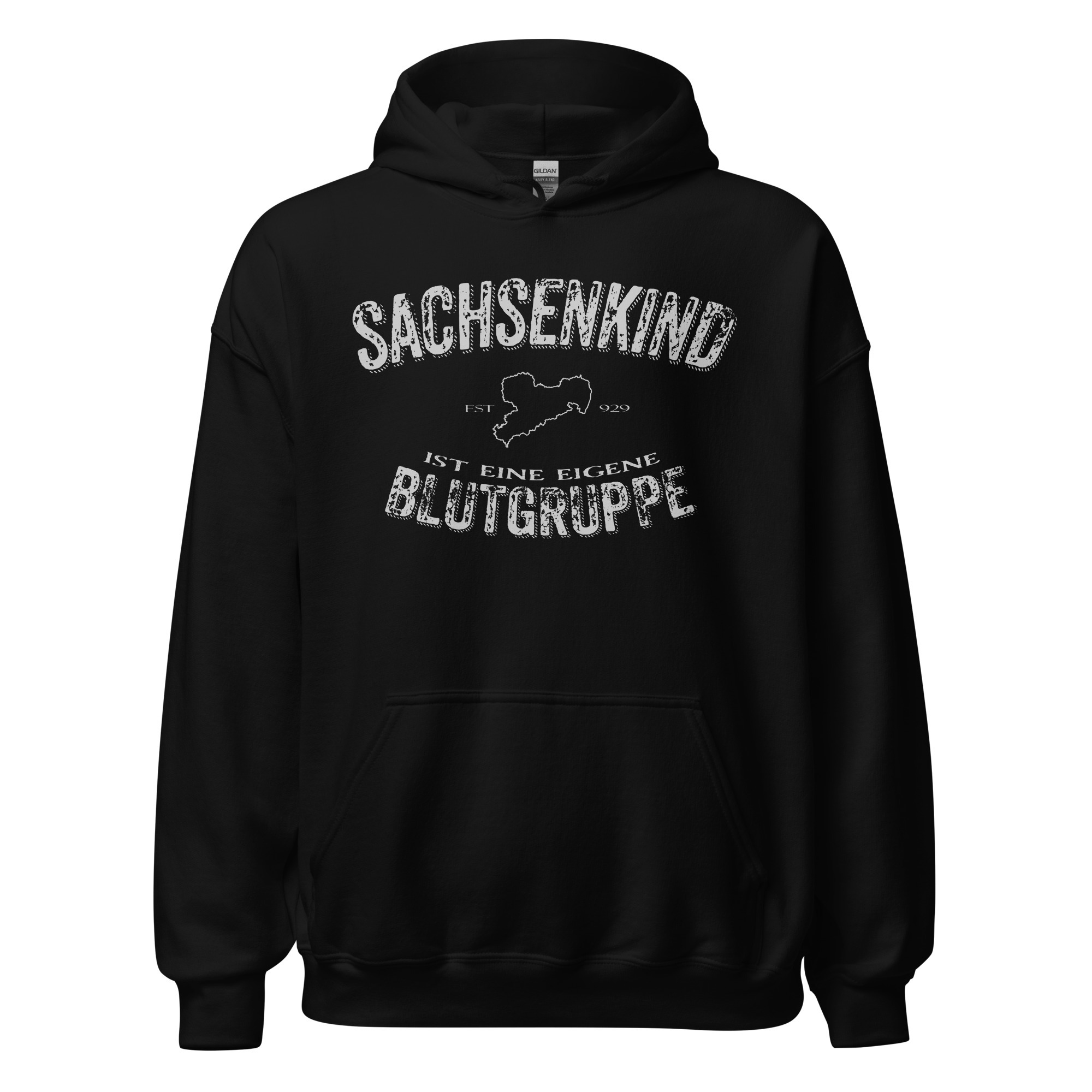 SACHSENKIND - Blutgruppe - Unisex-Kapuzenpullover
