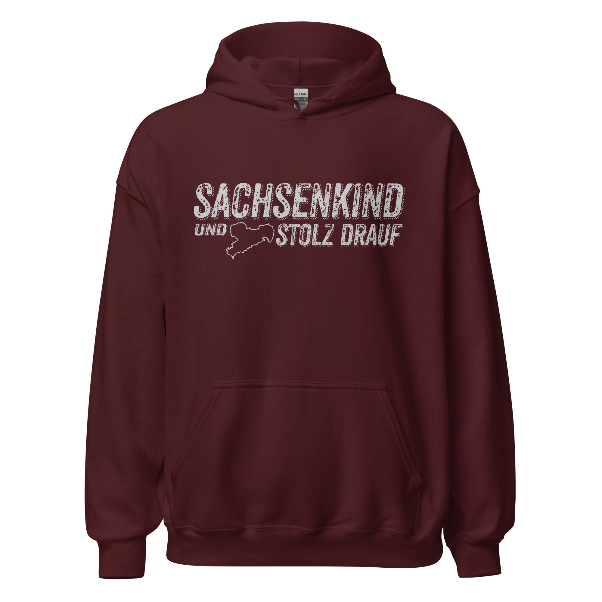SACHSENKIND und STOLZ drauf - Unisex-Kapuzenpullover – Bild 4