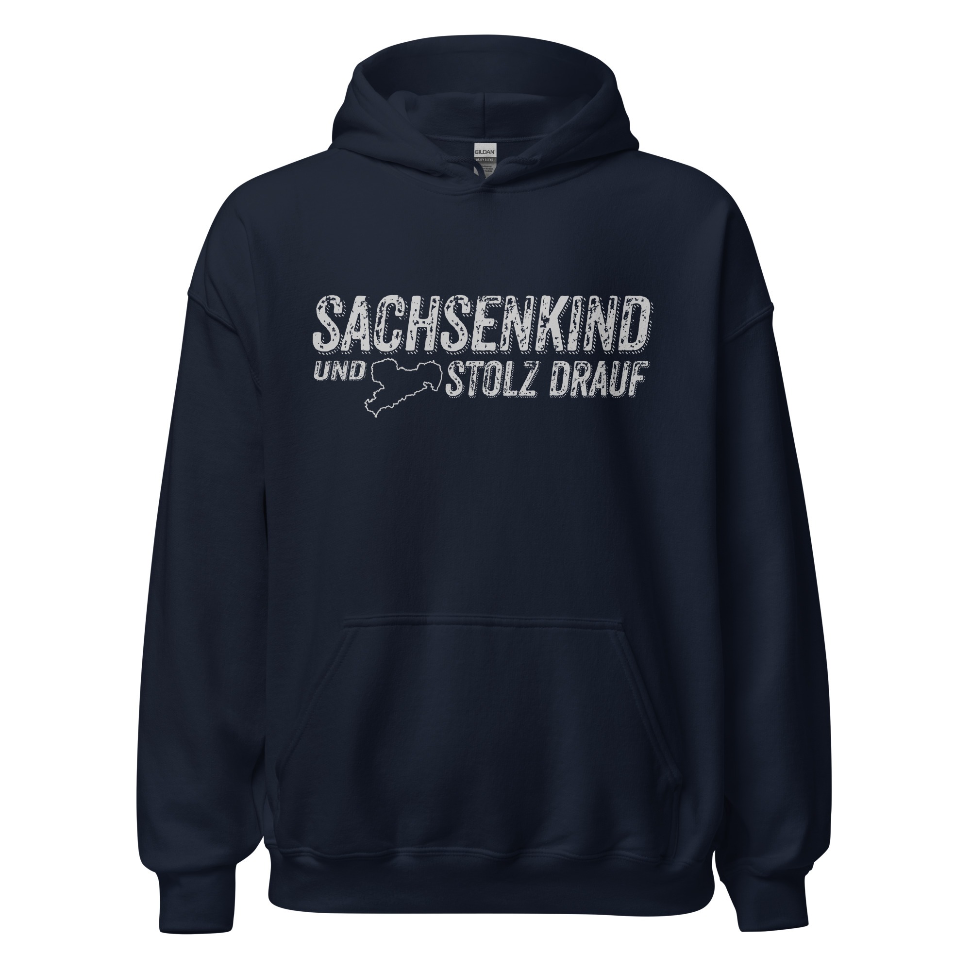 SACHSENKIND und STOLZ drauf - Unisex-Kapuzenpullover – Bild 3