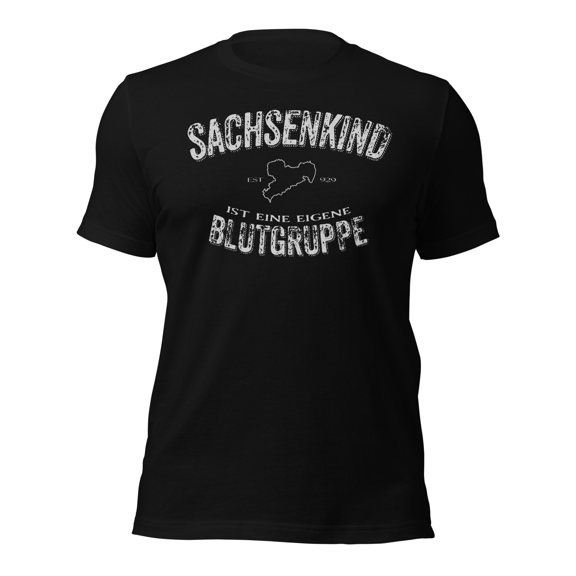 SACHSENKIND - Blutgruppe - Damen-Unisex-T-Shirt