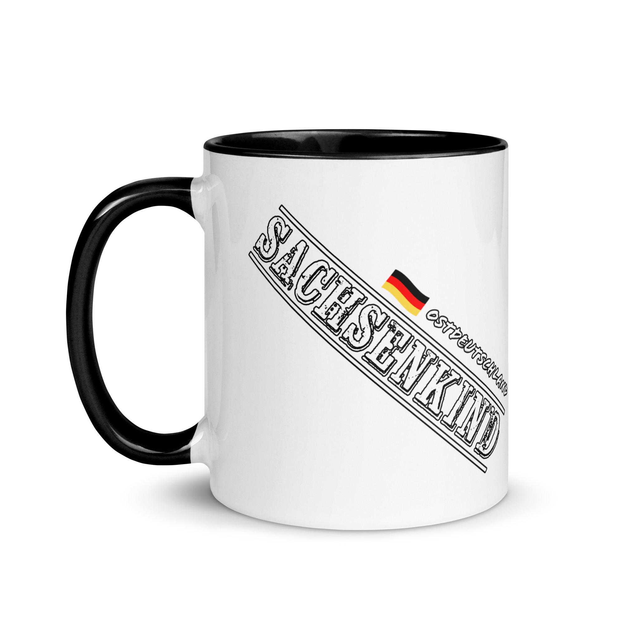 SACHSENKIND - Ostdeutschland - Tasse mit farbiger Innenseite – Bild 3