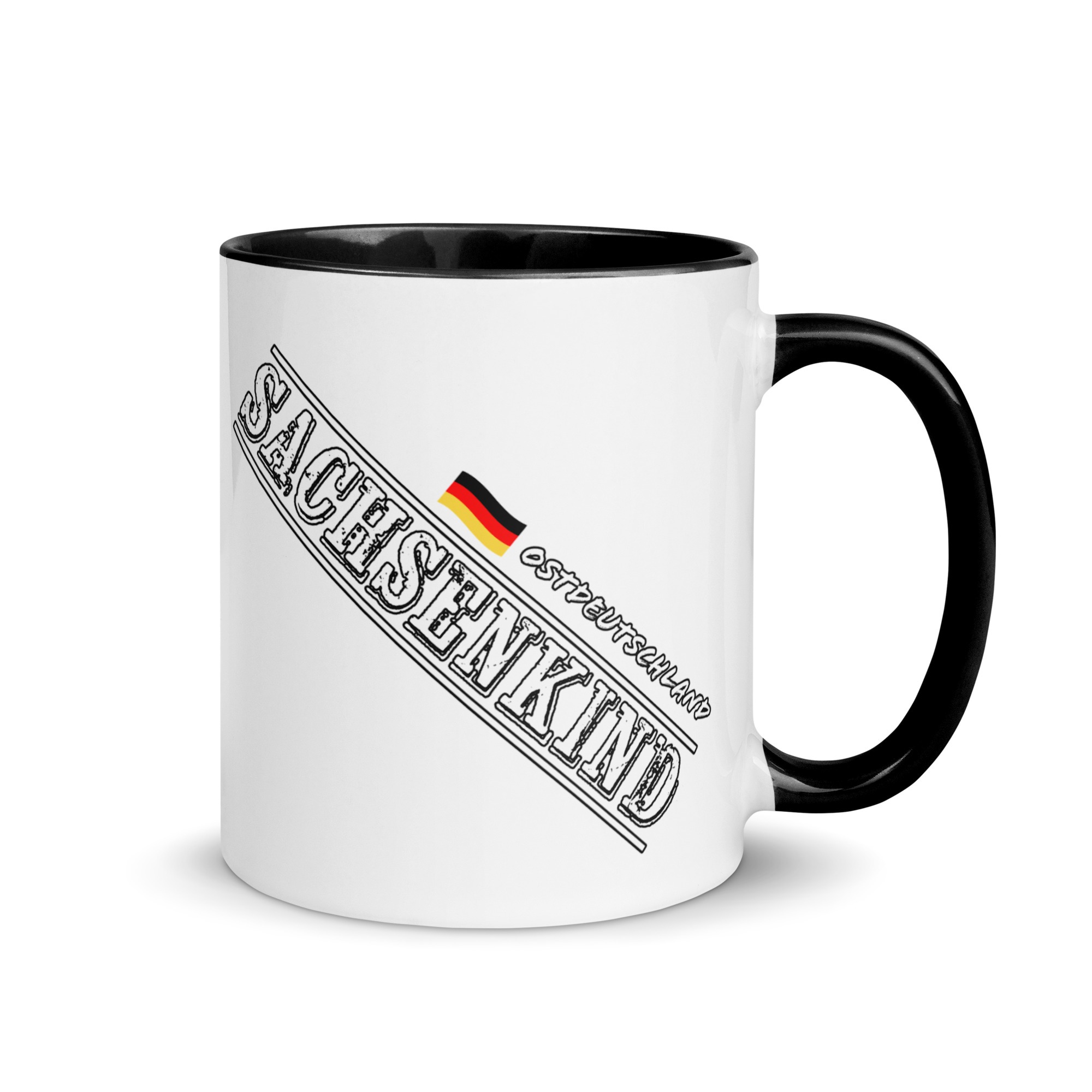 SACHSENKIND - Ostdeutschland - Tasse mit farbiger Innenseite