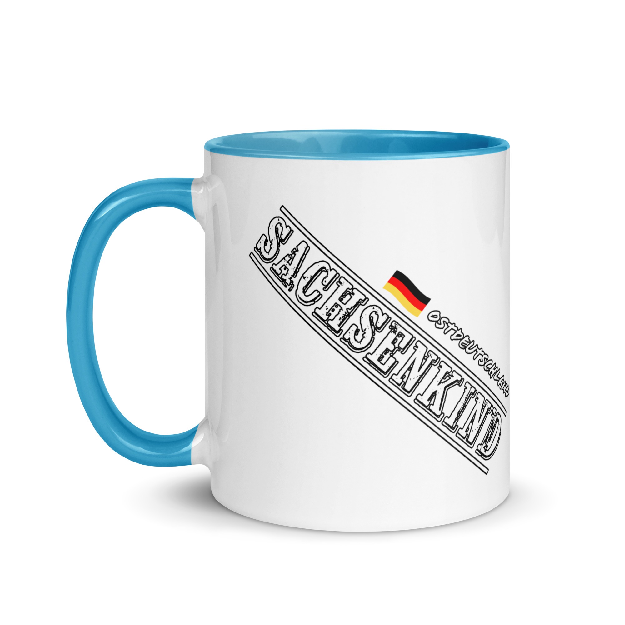 SACHSENKIND - Ostdeutschland - Tasse mit farbiger Innenseite – Bild 15