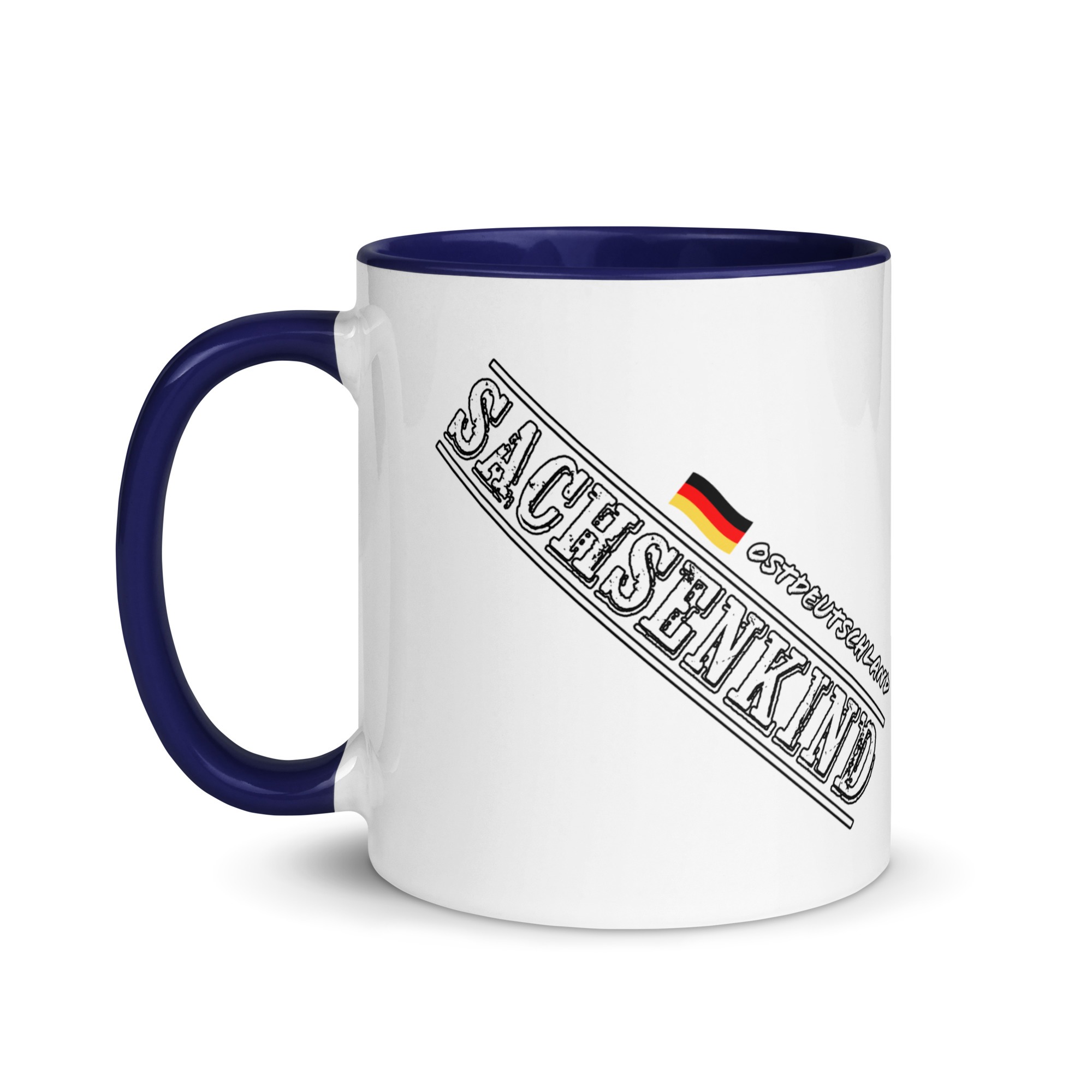 SACHSENKIND - Ostdeutschland - Tasse mit farbiger Innenseite – Bild 6