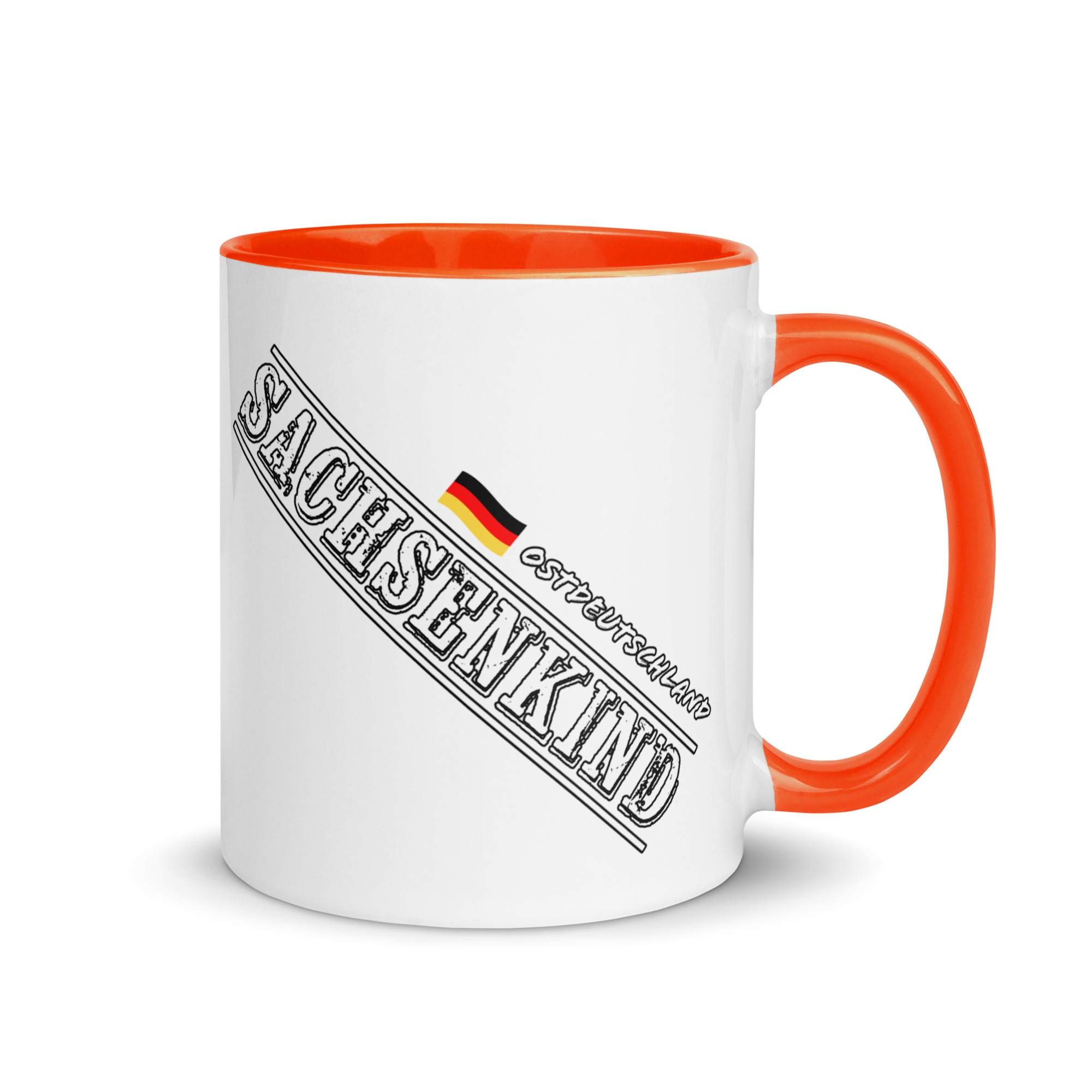 SACHSENKIND - Ostdeutschland - Tasse mit farbiger Innenseite – Bild 10