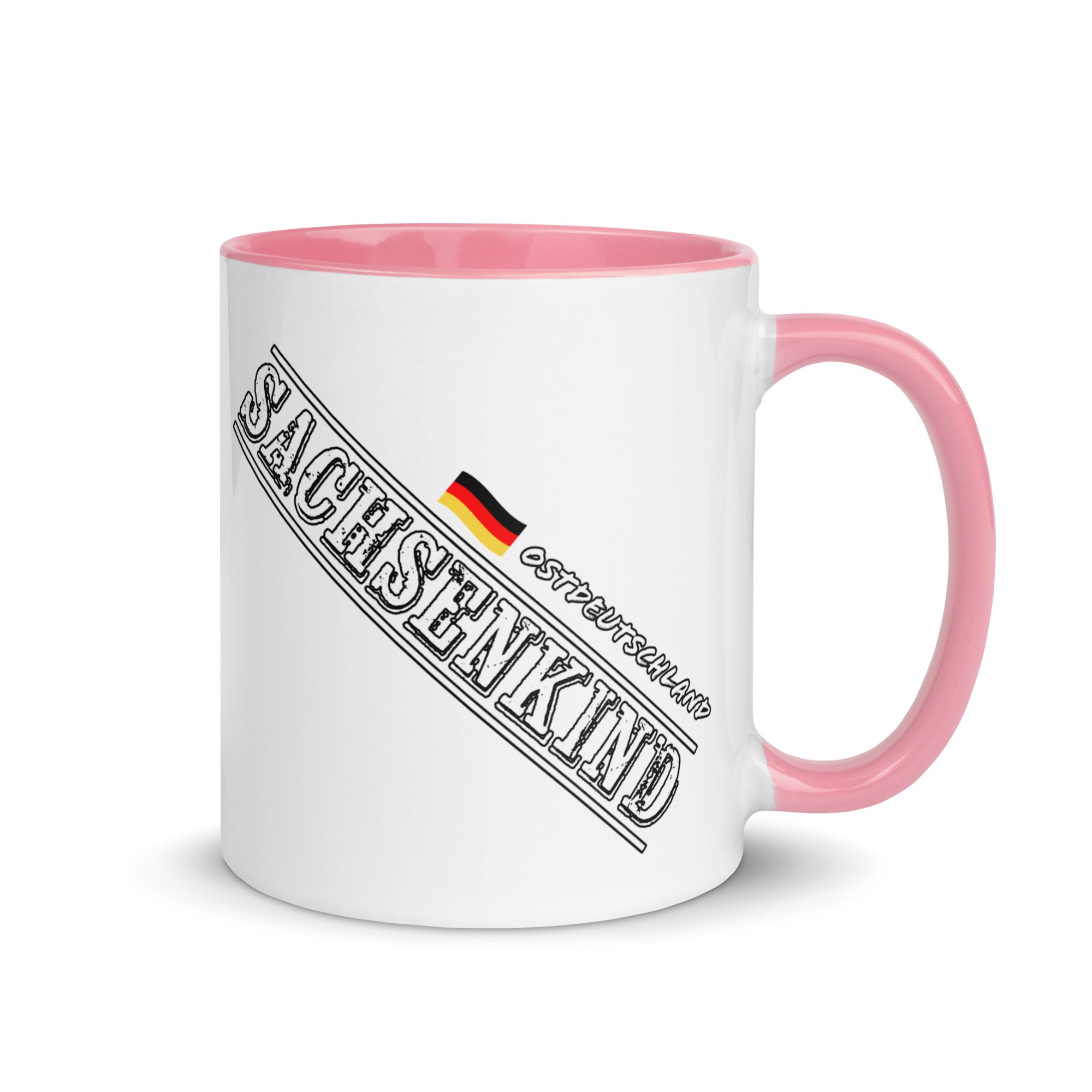SACHSENKIND - Ostdeutschland - Tasse mit farbiger Innenseite – Bild 16