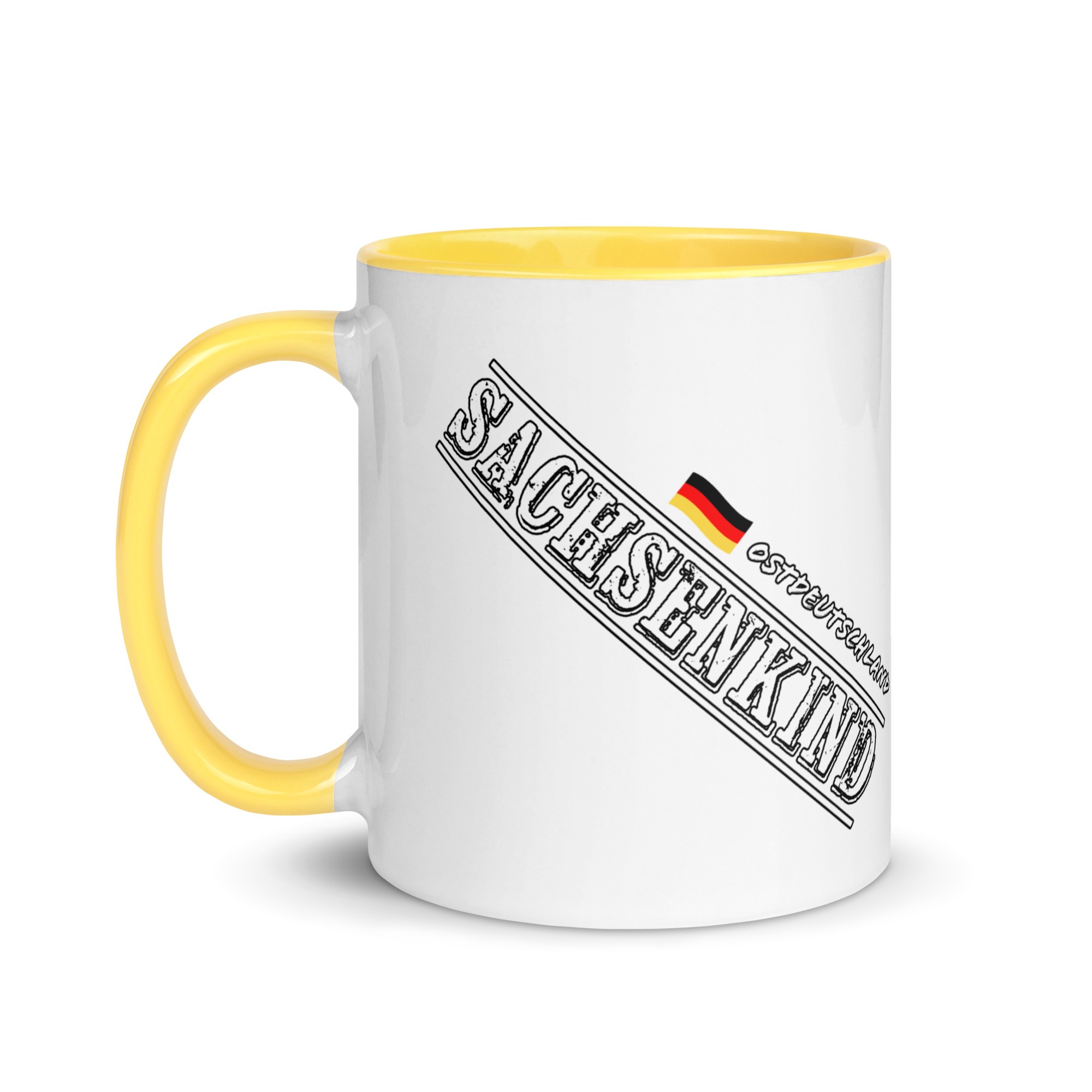 SACHSENKIND - Ostdeutschland - Tasse mit farbiger Innenseite – Bild 21