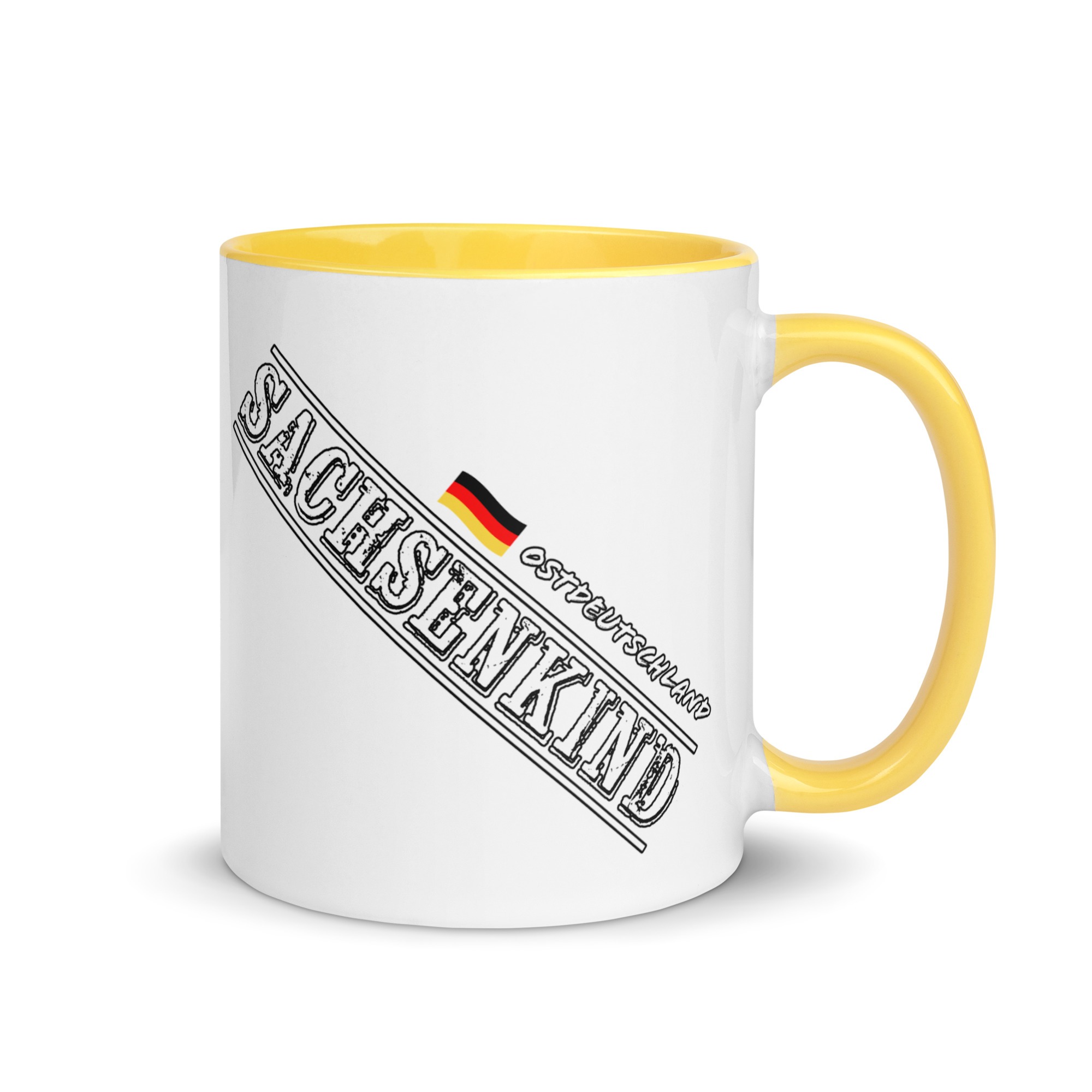 SACHSENKIND - Ostdeutschland - Tasse mit farbiger Innenseite – Bild 19