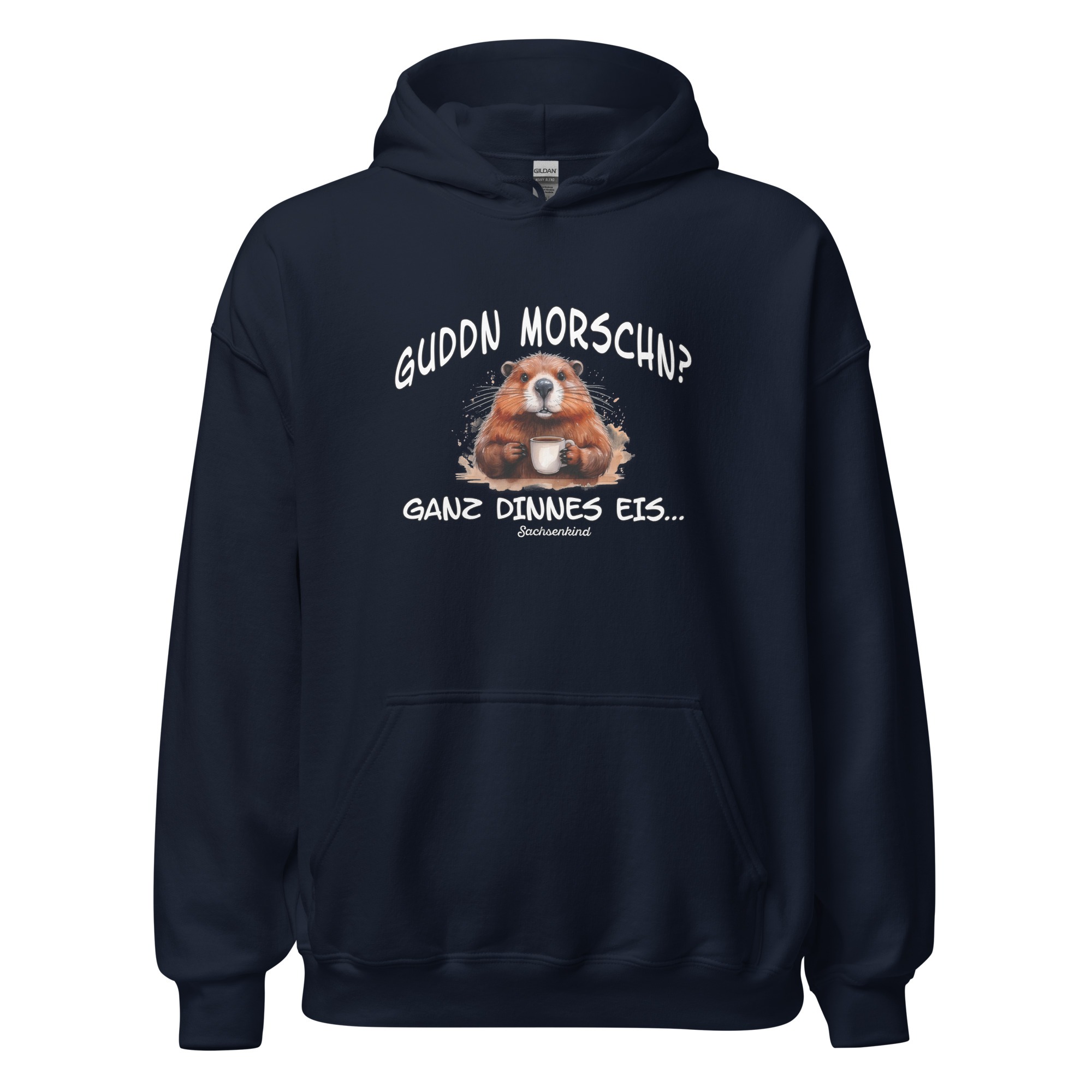 Guddn Morschn? Ganz dinnes Eis - Unisex-Kapuzenpullover