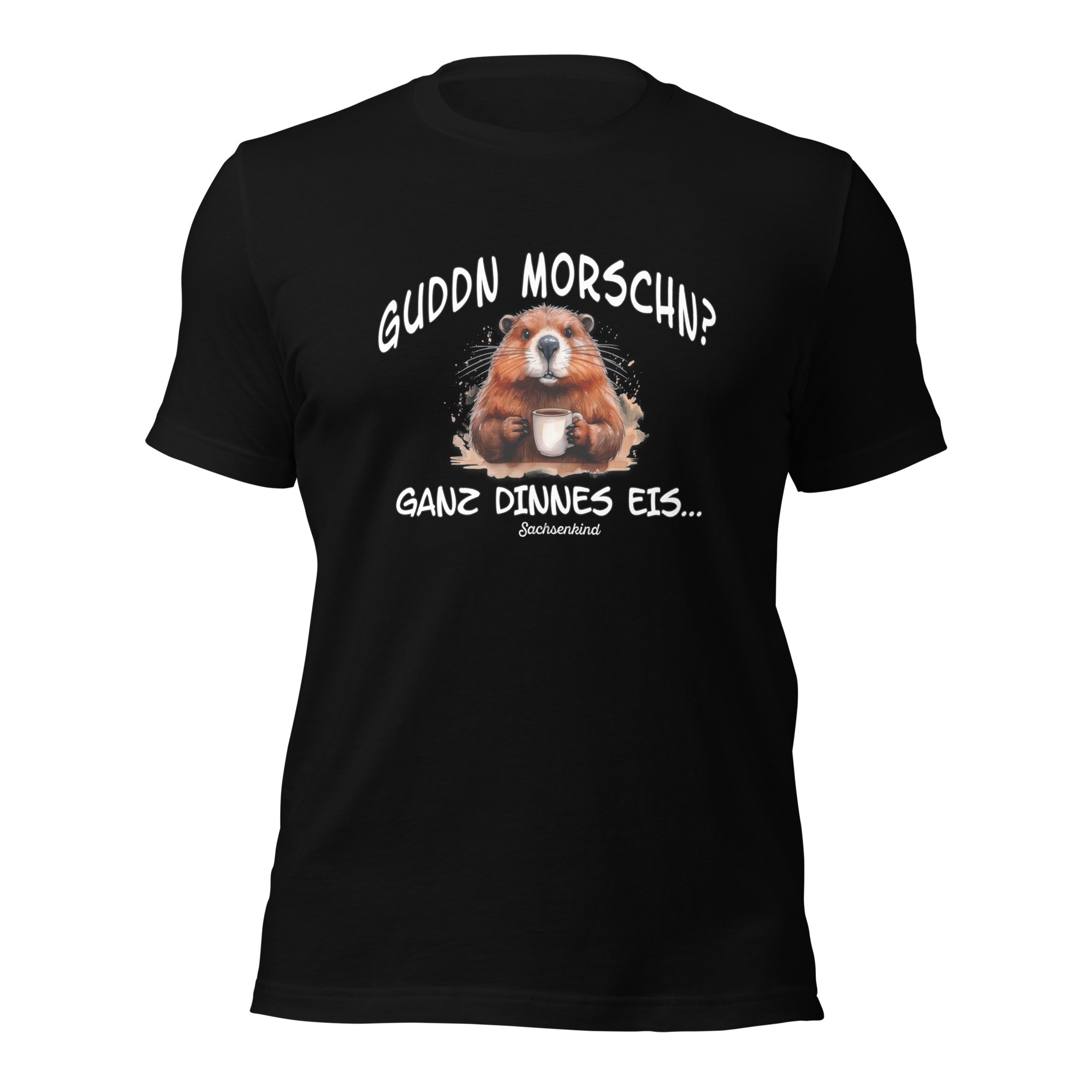 Guddn Morschn? Ganz dinnes Eis - Unisex-T-Shirt – Bild 2