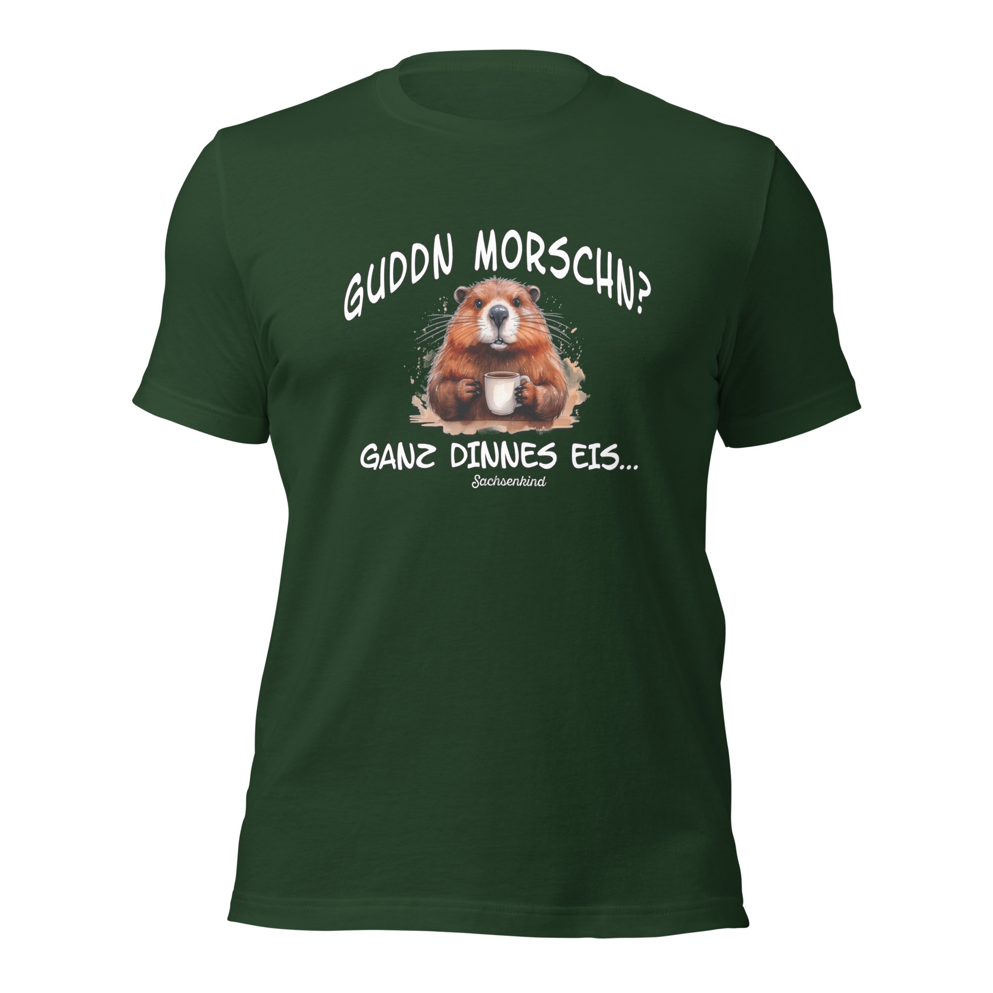 Guddn Morschn? Ganz dinnes Eis - Unisex-T-Shirt – Bild 11